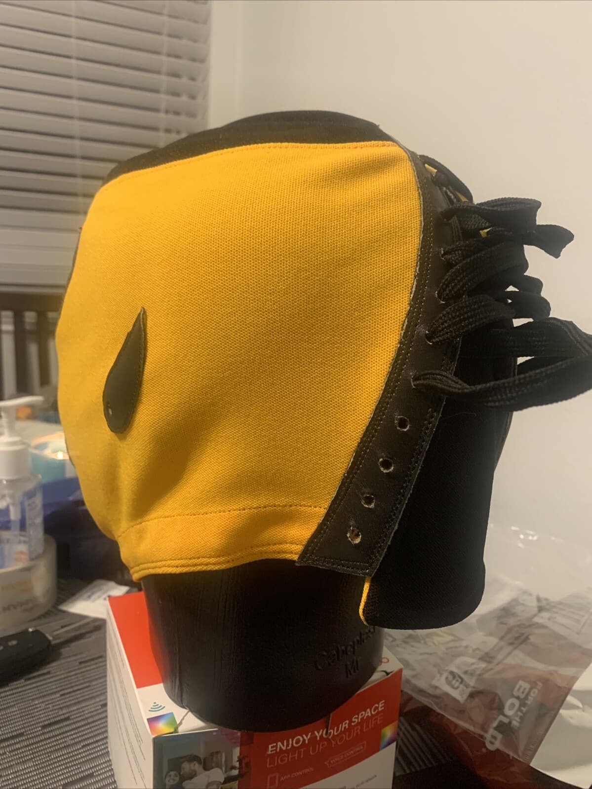 Pierroth Mexican Wrestling Mask Handmade Prograde Bandon w Leather  4