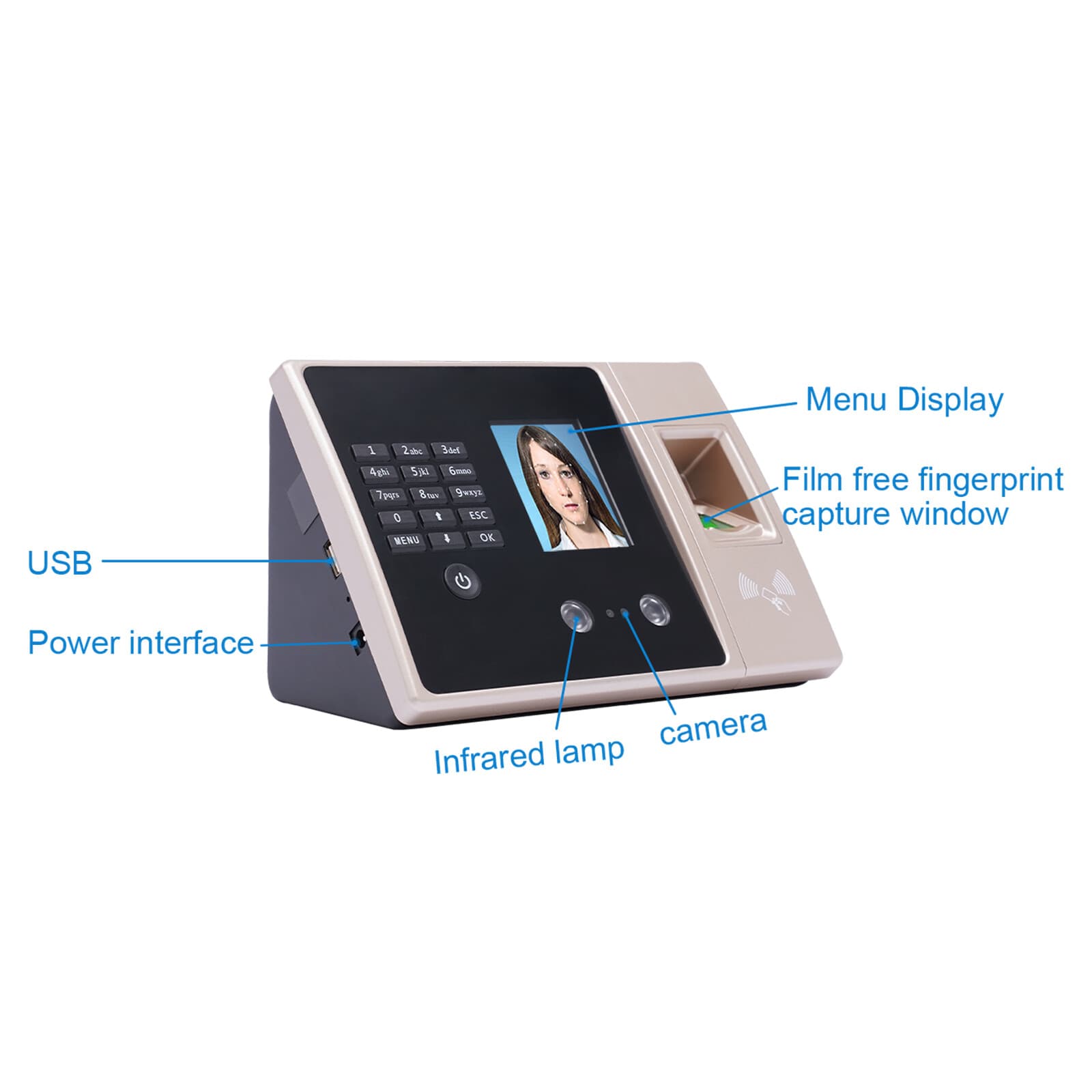 Time Clocks for Business Clock in and Out Machine for Employees Work Attendance 3