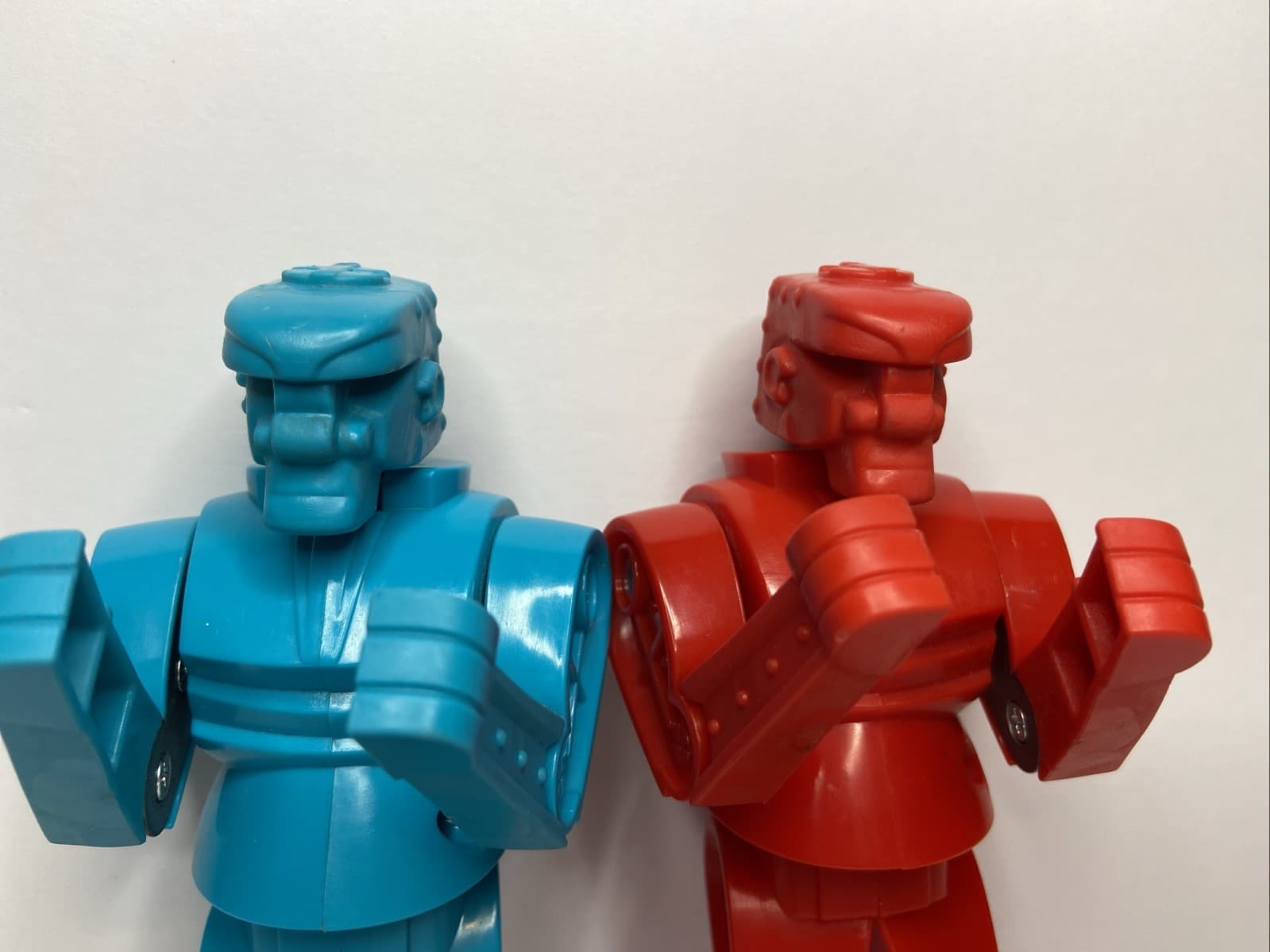 Marx Vintage Rock'em Sock'em Robots 1973 Blue Bomber Red Rocker 5