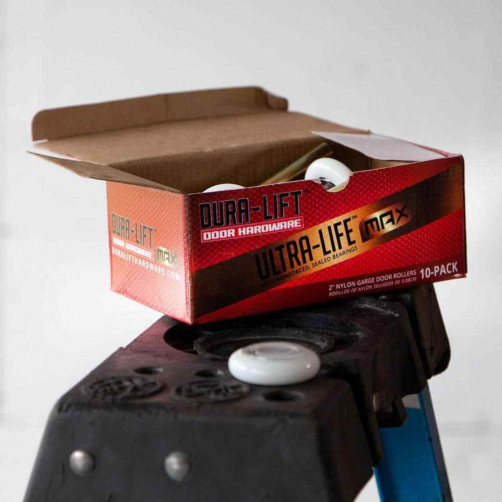 Ultra-Life Max 2 In. Nylon Garage Door Roller with Sealed 6200ZZ Bearing and 4 I 6