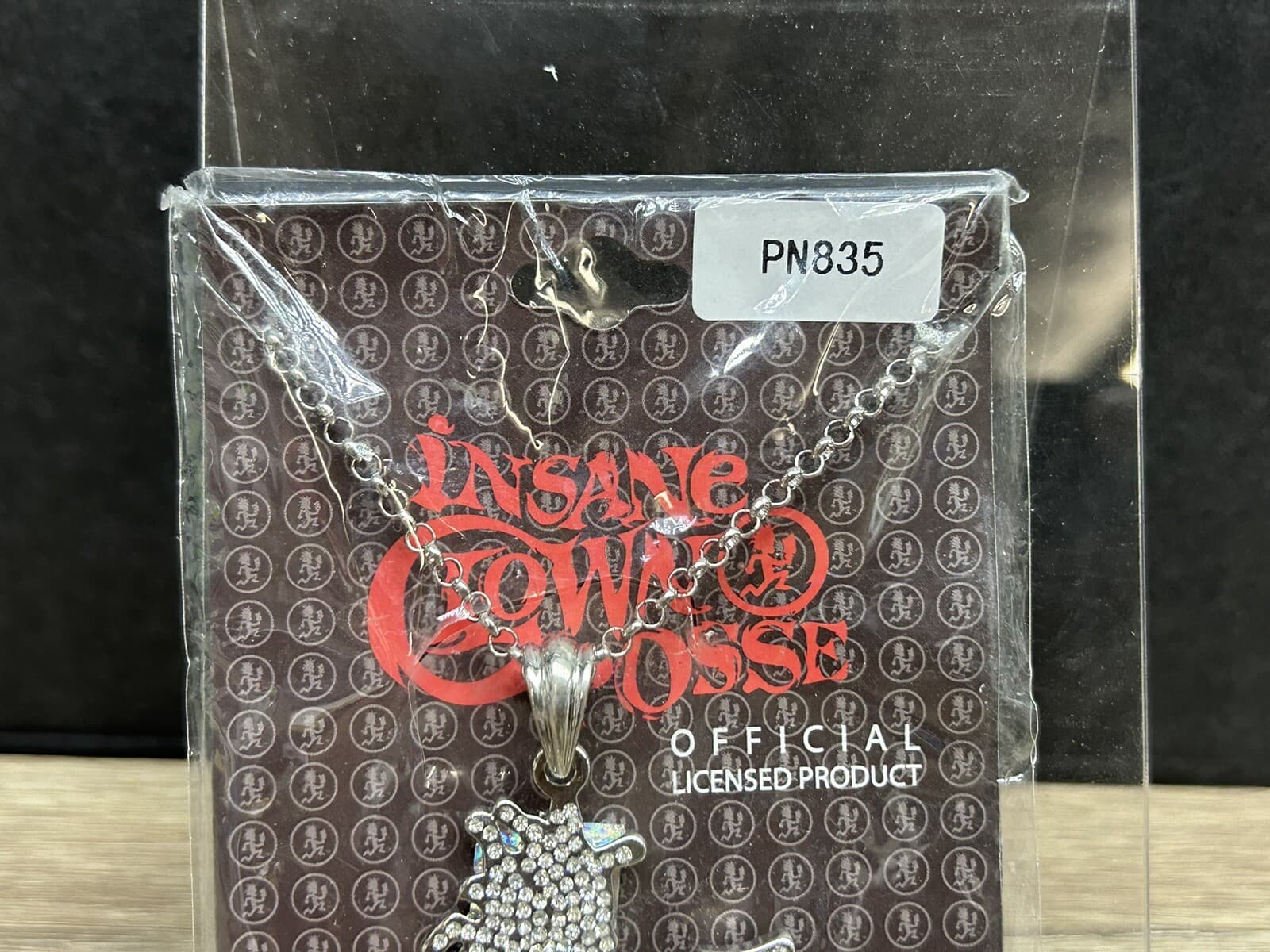 Official Licensed Juggalo Hatchetman Rhinestone Iced Necklace New 3