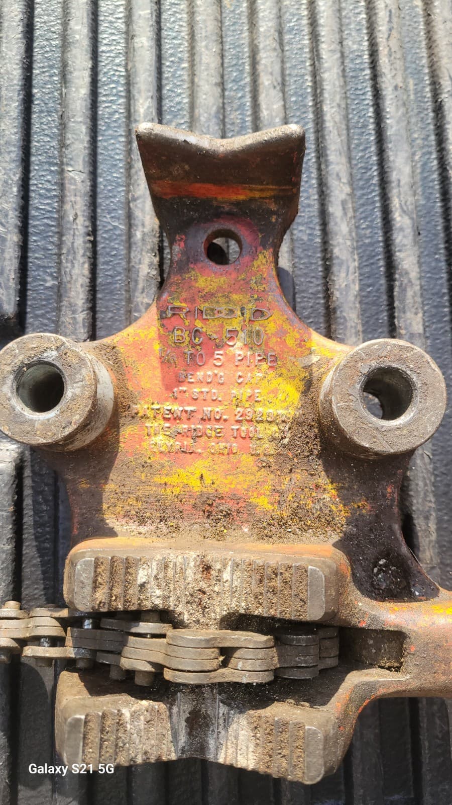 Ridgid Chain Vise BC-510, 1/8" to 5" Pipe 3