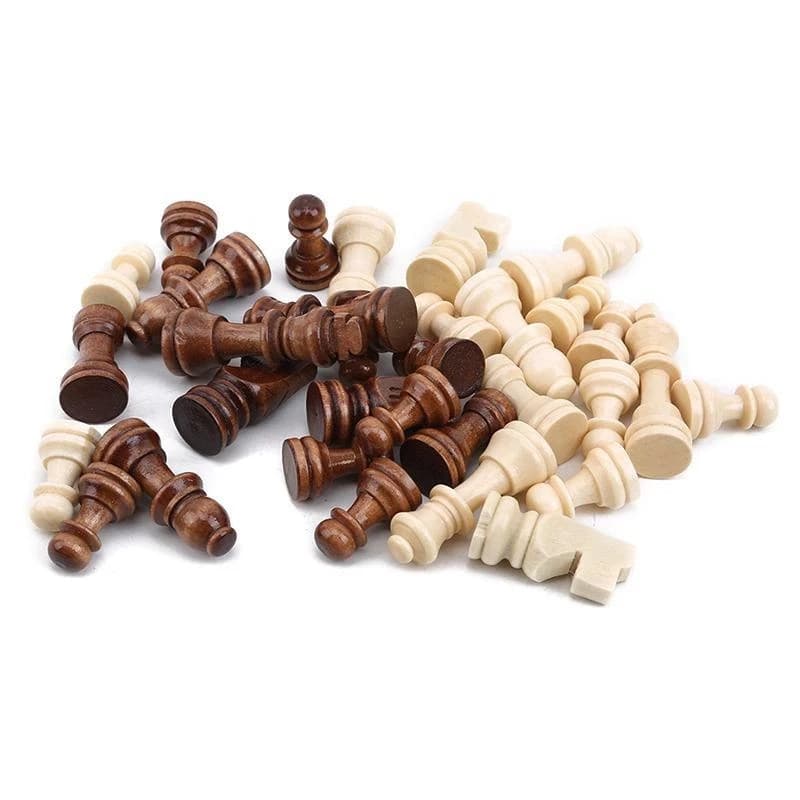 32pcs Only  Chess Pieces Complete Chessmen International Word Chess Set Chess 6