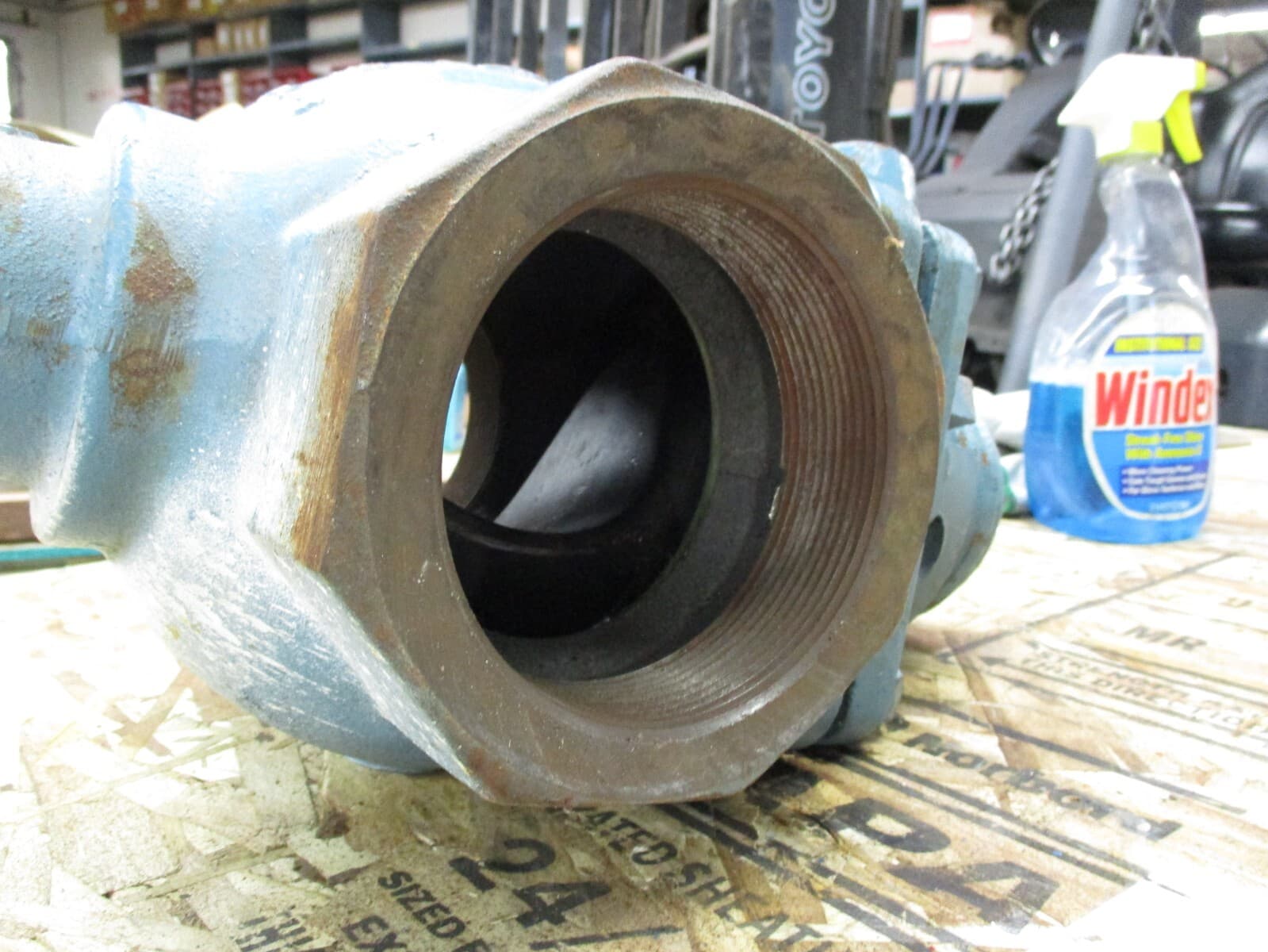 Eccentric Plug Valve BALLCENTRIC 4" 175 PSI CWP Threaded NPT Ends Lever Operated 3