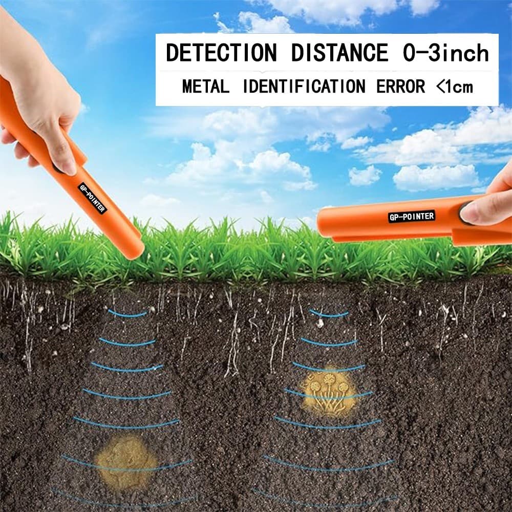 Metal Detector HandHeld Pro Pinpointer Pointer Probe Waterproof Sensitive Tester 2
