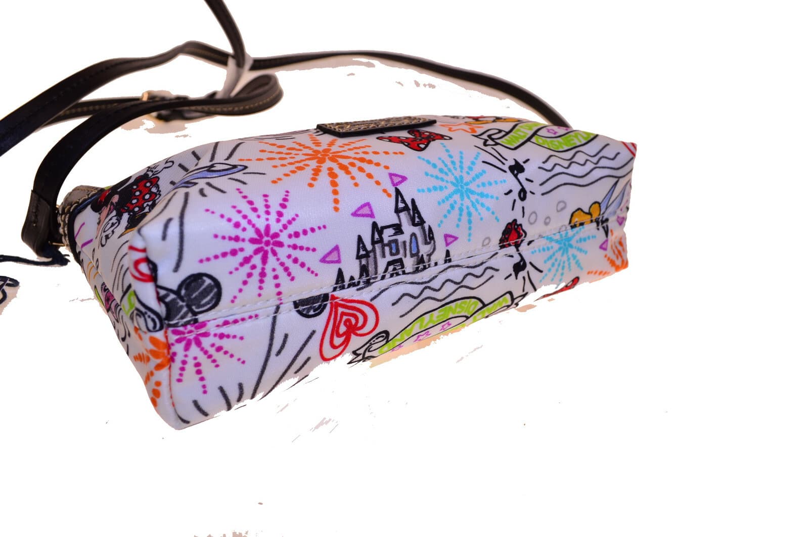 Disney Dooney & Bourke Nylon Sketch Pouchette Crossbody SUPER Cute Tinker Bell 5