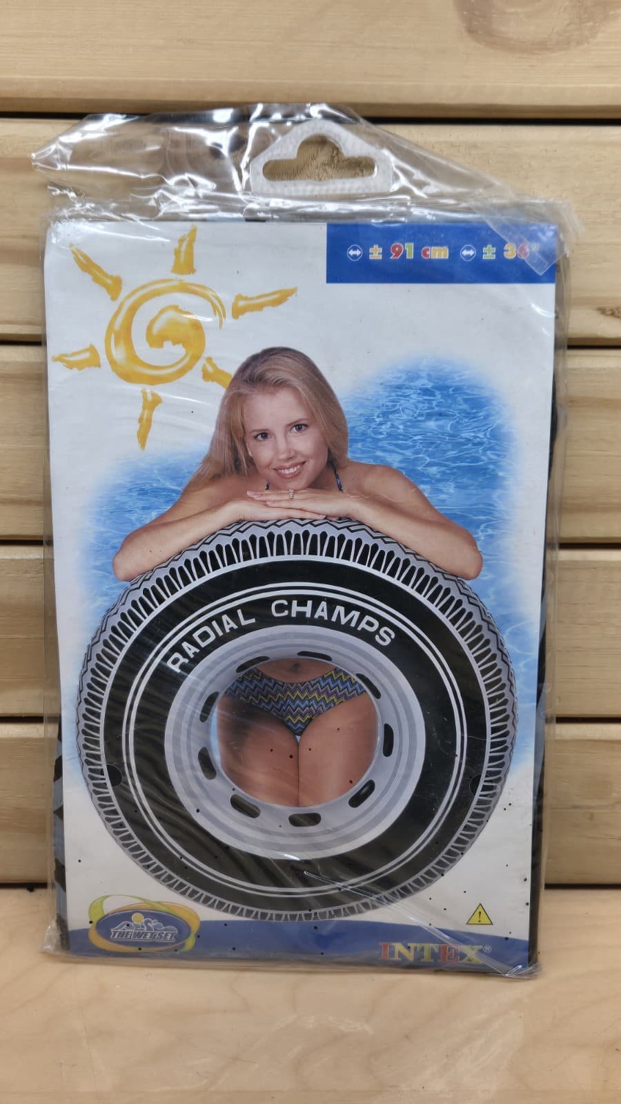 Wet Set Intex Pool Large Inner Tube 36" Floatie Radial Champs 2002 NEW SEALED 5