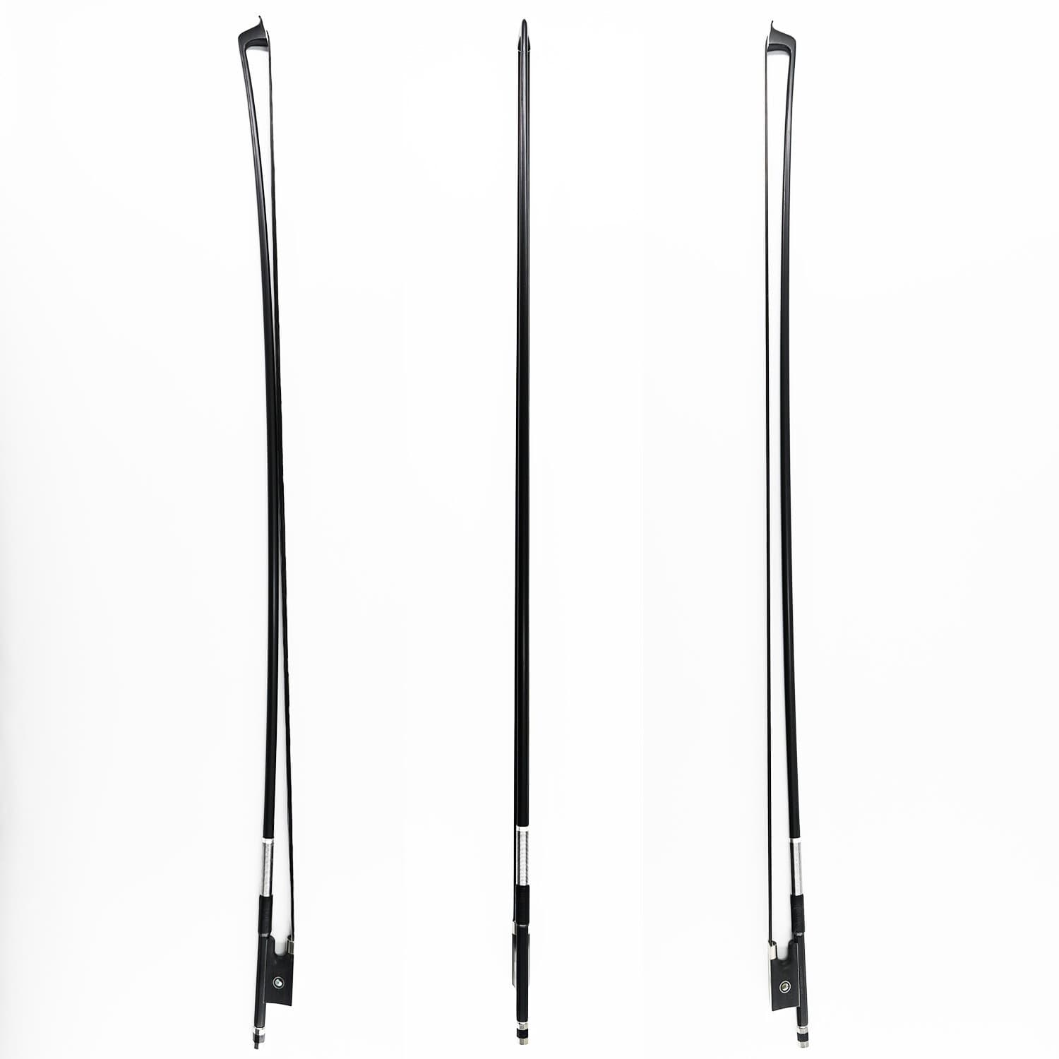 Advanced Carbon Fiber Violin Bow 4/4 Black Hair Straight **Ship from USA** 4