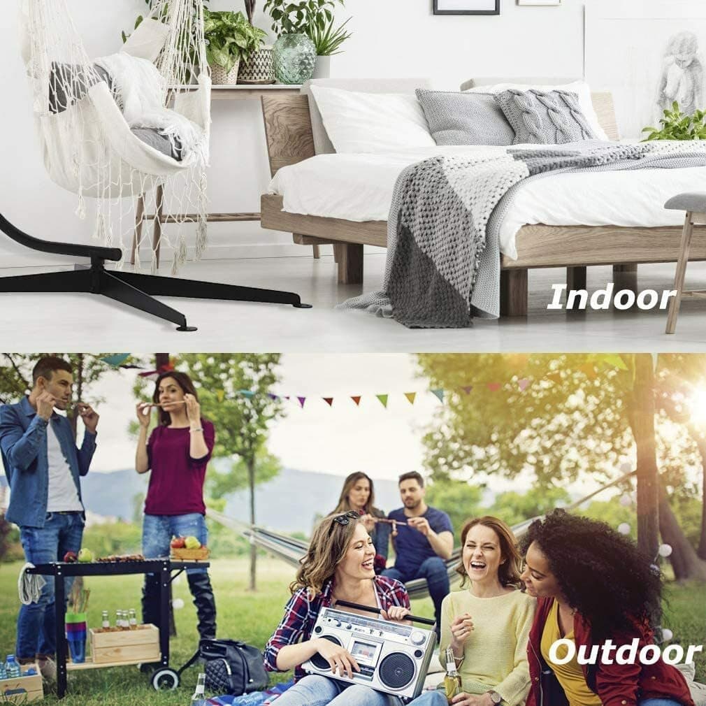 Hammock Stands for Hanging Hammock Chair, Heavy-Duty C Stand for Outdoor 6