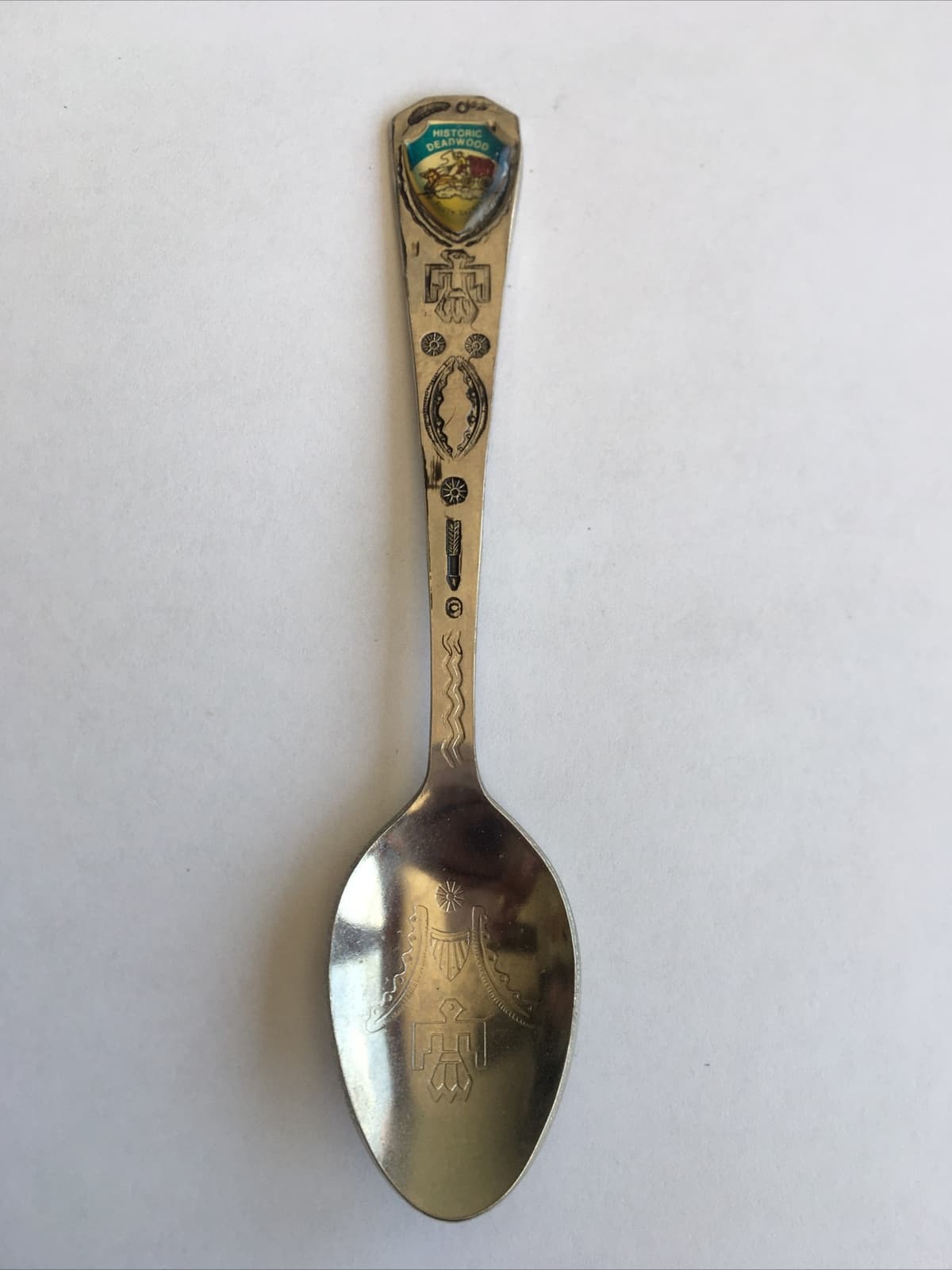 Vintage Souvenir Spoon US Collectible Historic Deadwood South Dakota 2