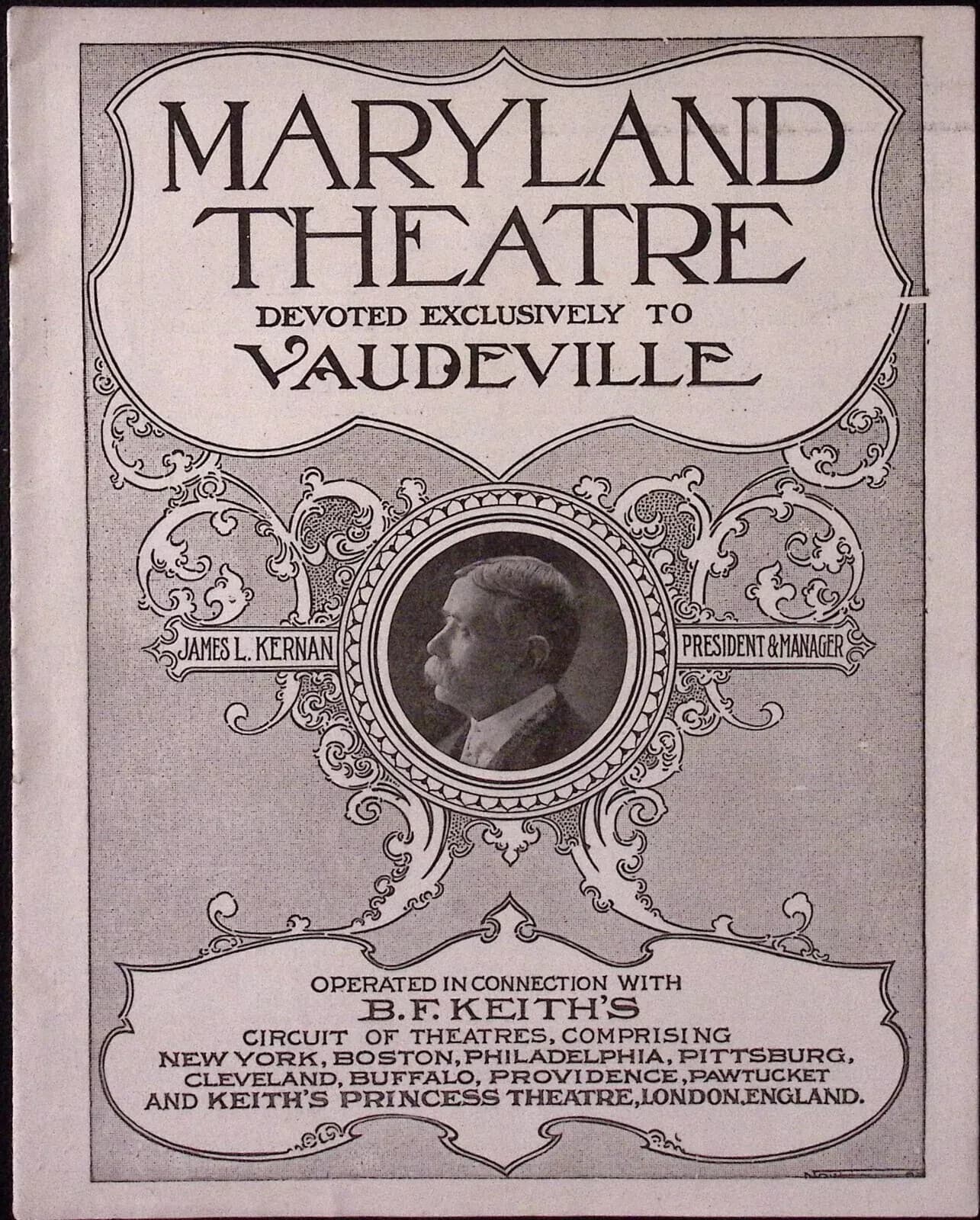 March 4 1907 Maryland Theater Vaudeville BF Keith's Circuit Weekly Program