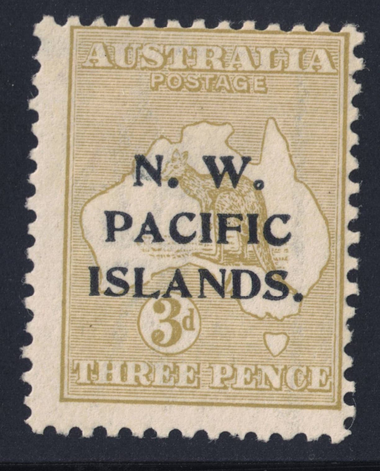 1915 Northwest Pacific Islands Scott 24 3d Mint MH