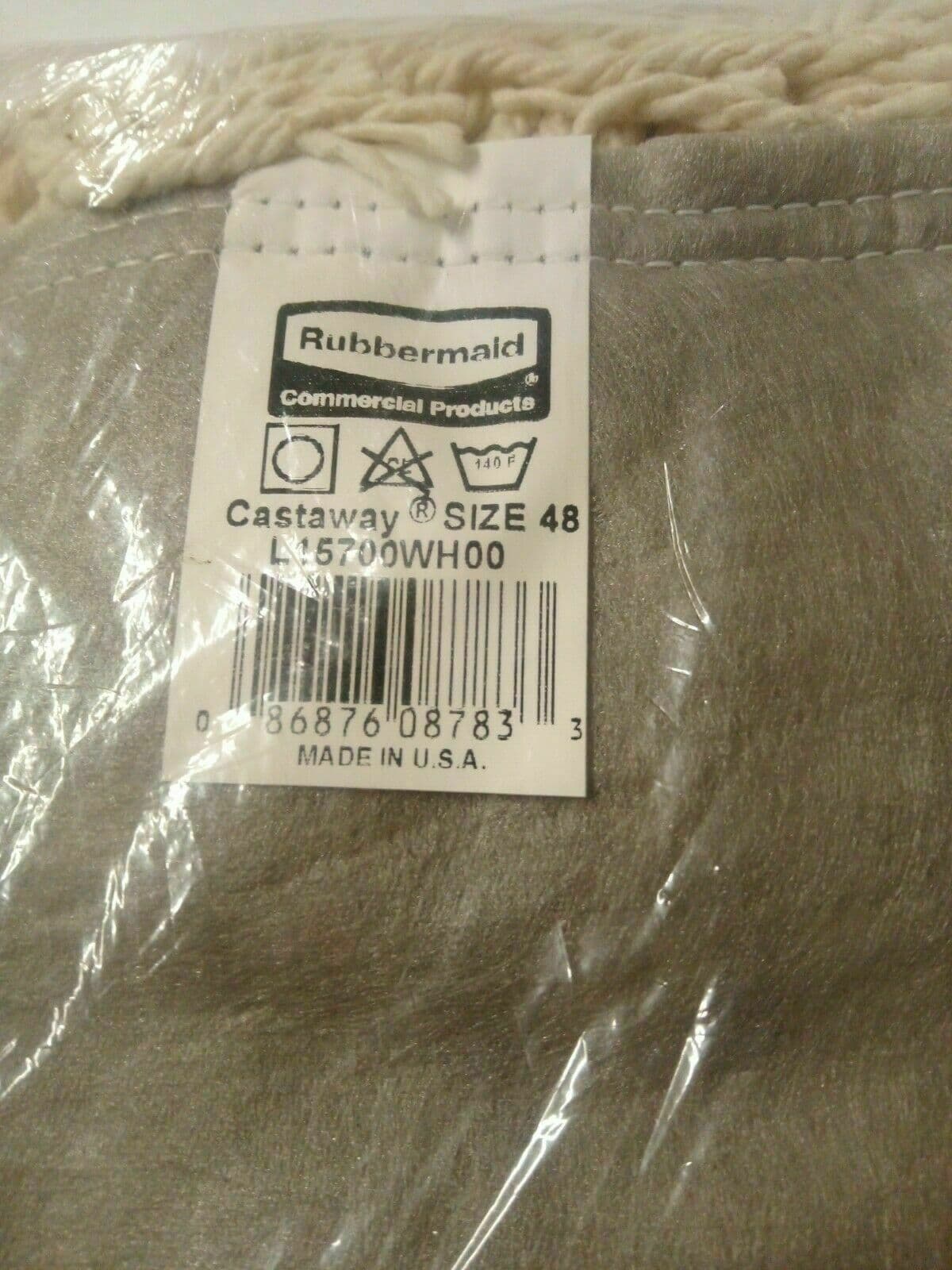 Dust Mop rubbermaid Castaway L15700WH00 48" Disposable Cut-End 2