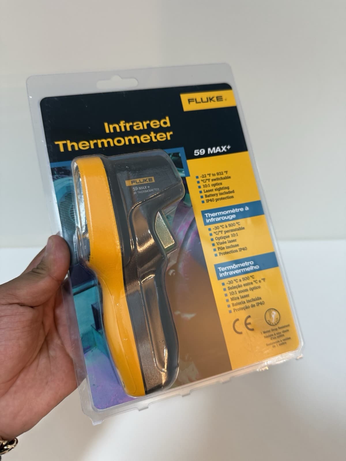 FLUKE 59 MAX INFRARED THERMOMETER (NEW FACTORY SEALED) SHIPS FAST - NEW 5