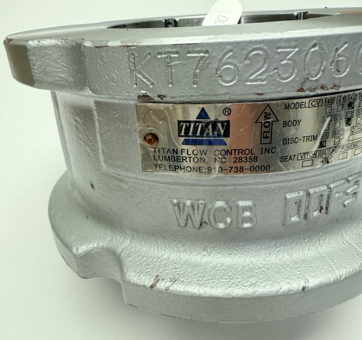 Titan-FCI CV42/CV44, Check Valve  3-150/300, CF8M Titan Flow Control AC80 6