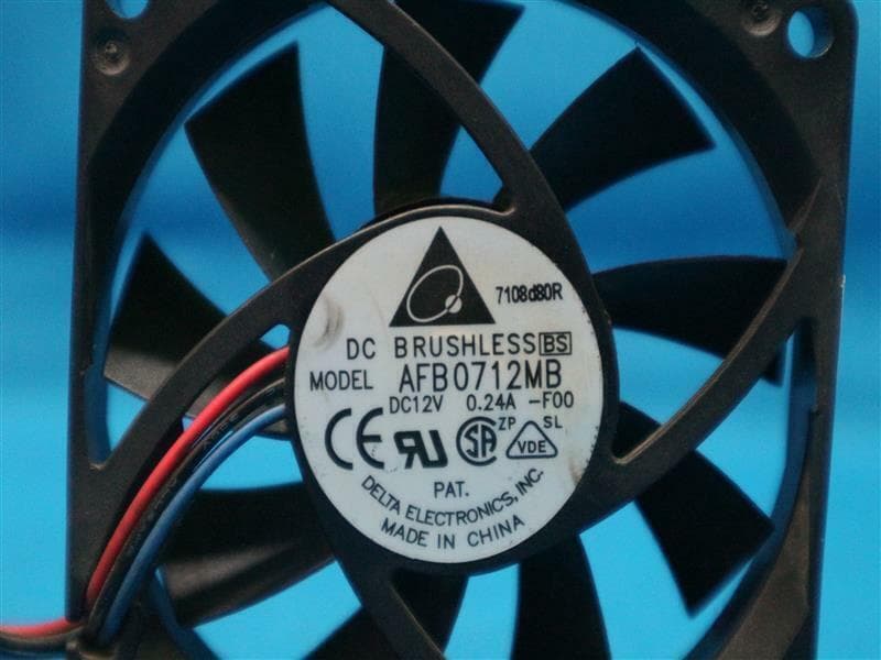 Delta Electronics BRUSHLESS AFB0712MB MODEL DC12V CPU Fan With Heatsink 6