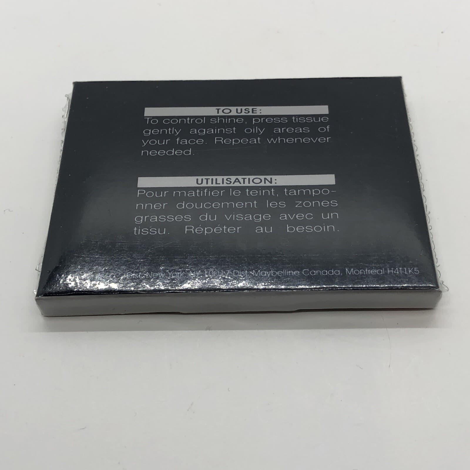 MAYBELLINE Oil Blotting Tissues Papers 50 Sheets In Pack Mattifying Sealed 4