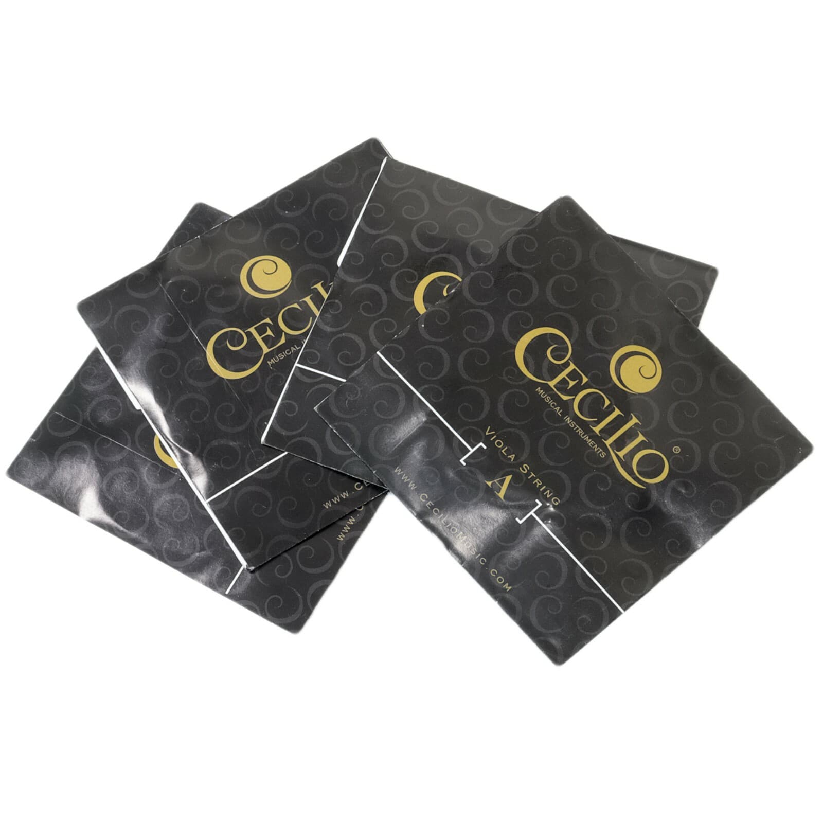 2 Pack Cecilio Musical Instruments 4/4 Viola Strings A, D, G, and C 15 - 16.5 In 2