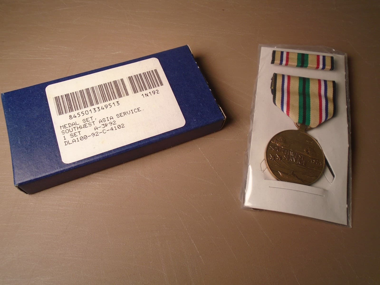 USGI US Military Gulf War Southwest Asia Service Medal Set SASM 1992 New 11-G