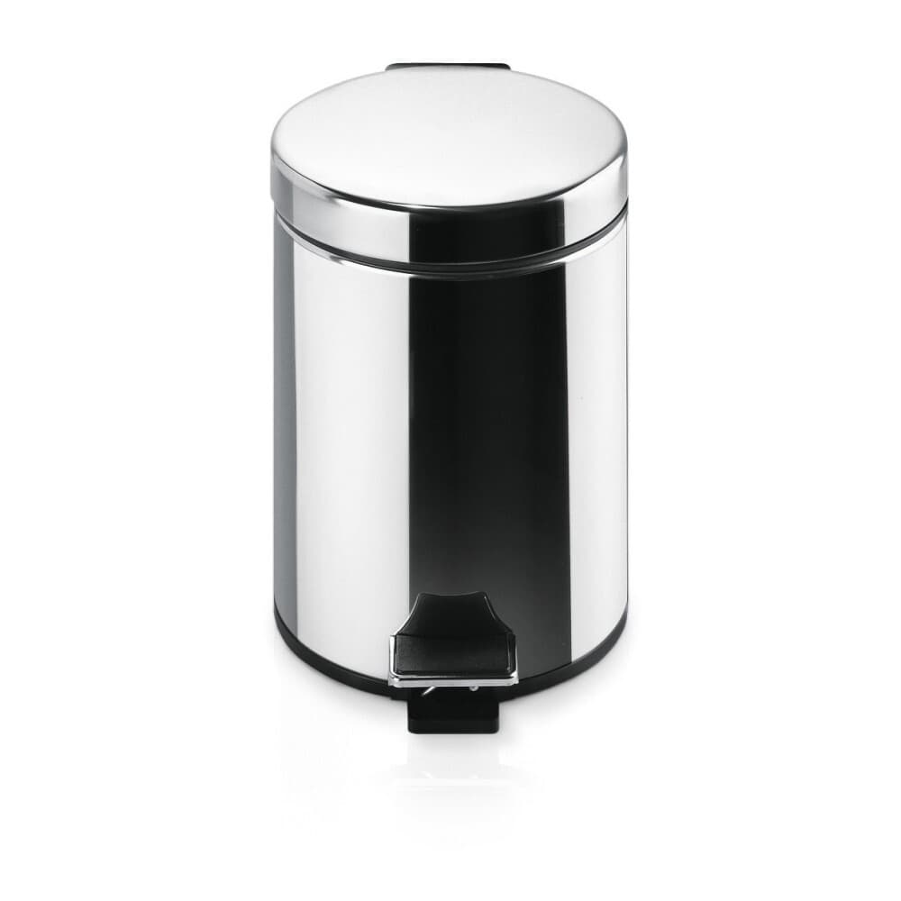 Stainless Steel Waste Basket Lid Ognigiorno Valli Maurizio Duranti Made in Italy