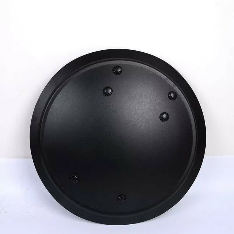 Round Metal Anti-Riot Shield Police Tactical CS Campus Security Protection Black 4