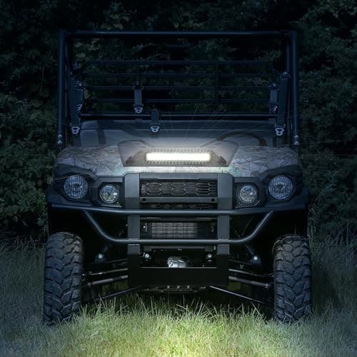  Turbo Hood Scoop with LED Spotlight for 2015-2024 Kawasaki Mule Pro, Sport  5