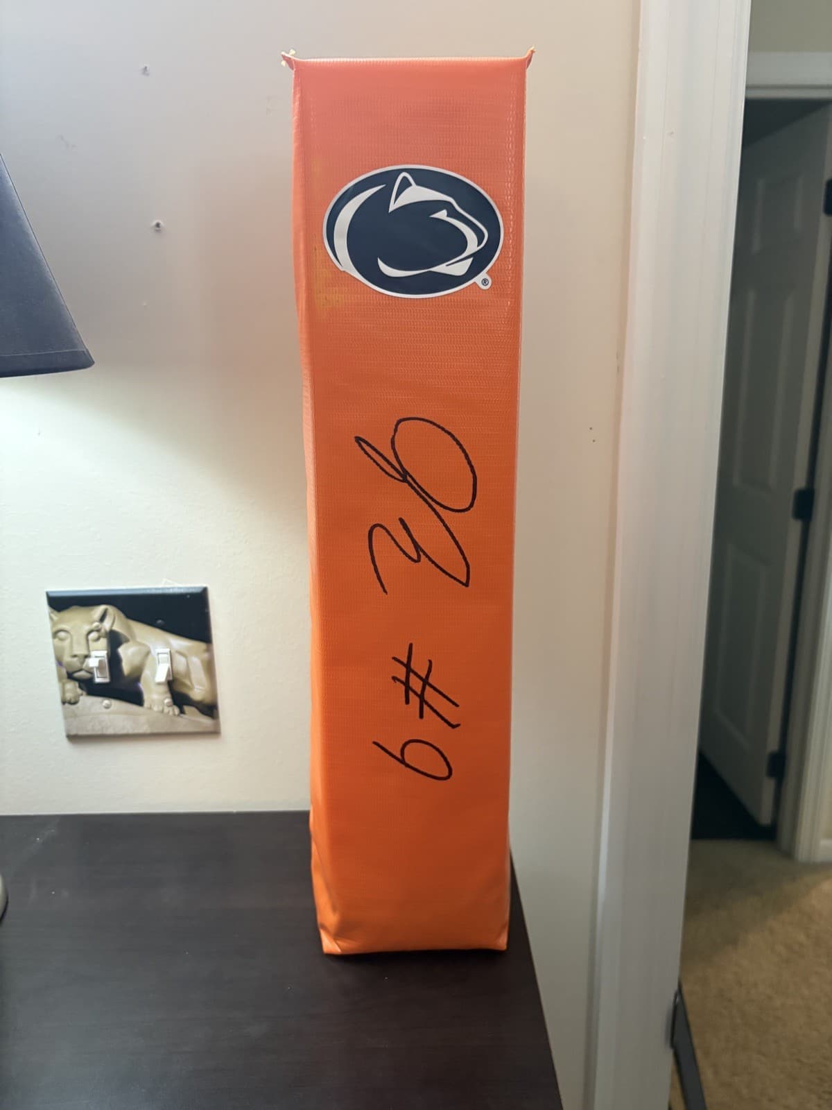 Signed Jaquan Brisker Penn State Pylon Nittany Lions JSA cert Chicago Bears 2