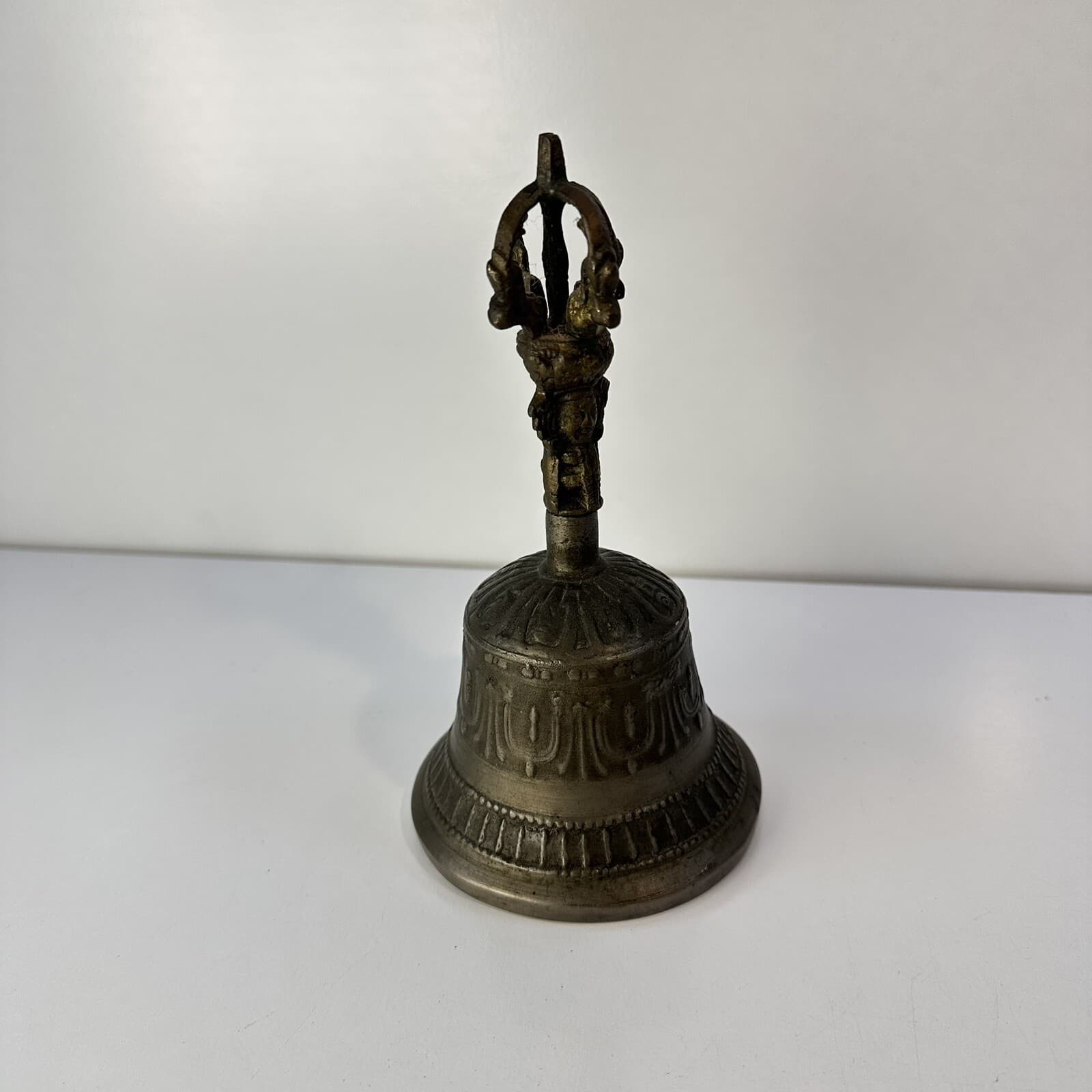 Tibetan Temple Metal Meditation Bell (Bronze?) Vintage Chimes Ritual Exorcism 5