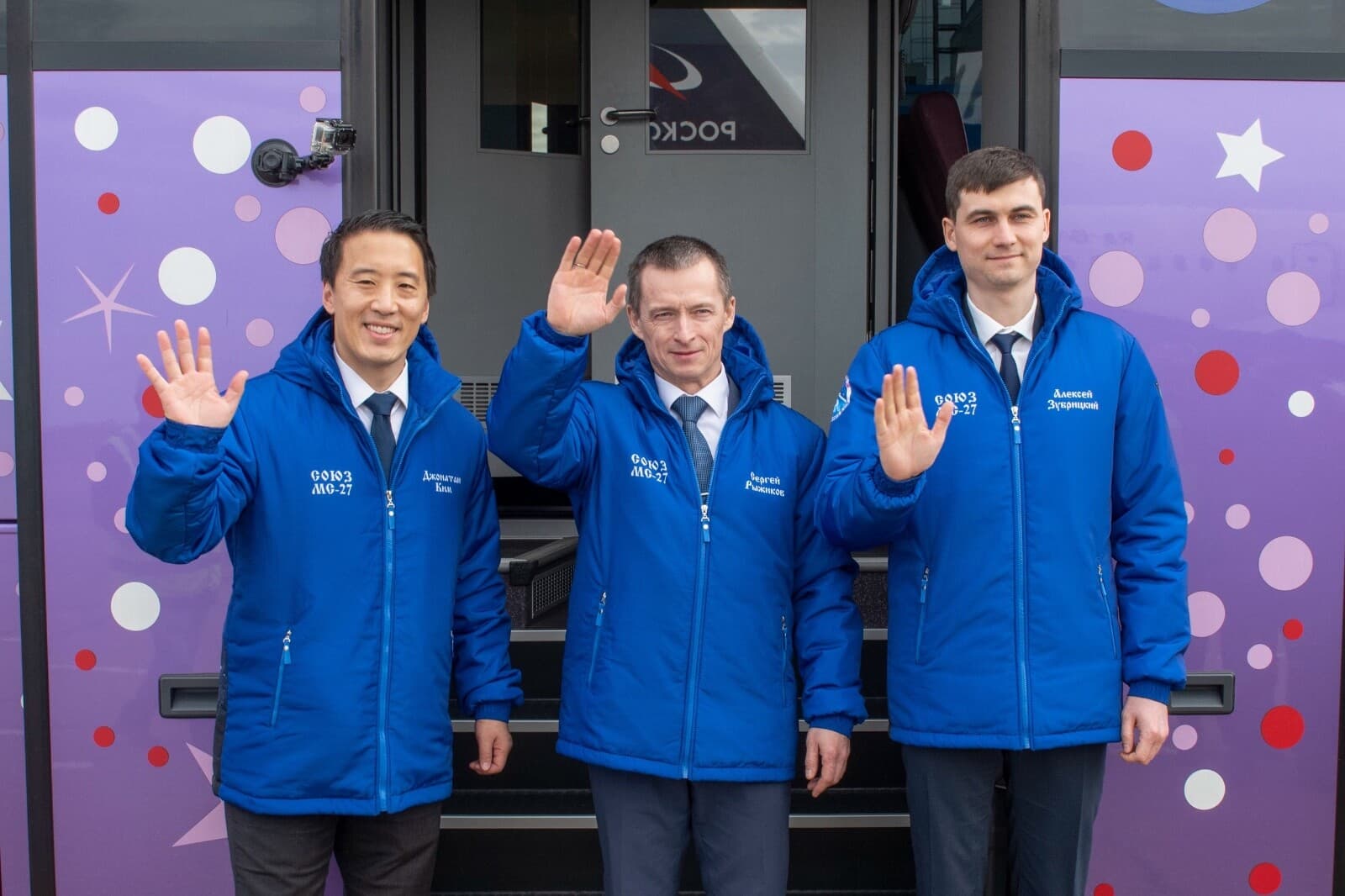 ROSCOSMOS COSMONAUT ZUBRITSKY SPARE WINTER JACKET SOYUZ MS-27 ISS EXP. 73 3