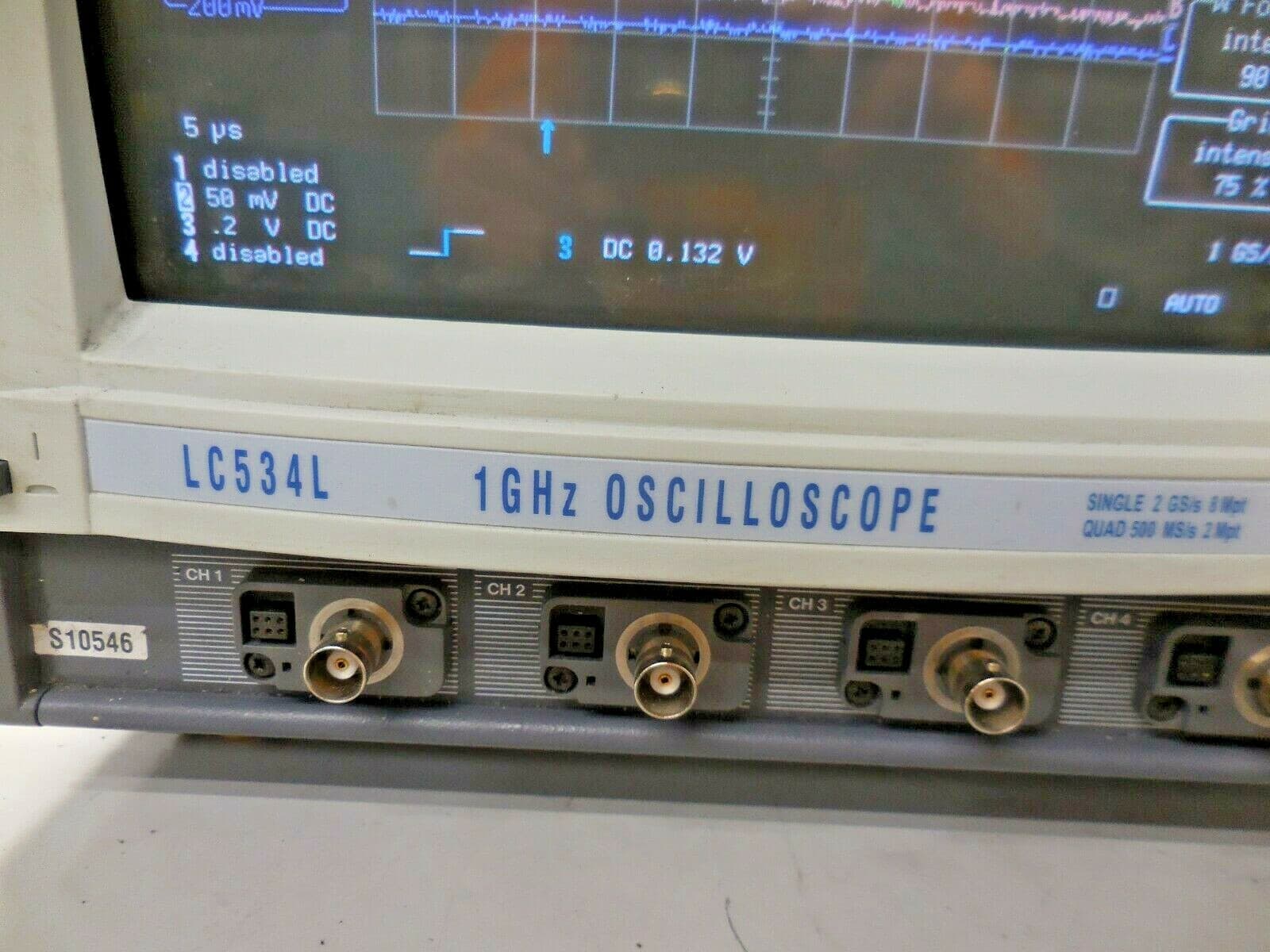 LeCroy LC534L 4-Channel Digital Oscilloscope (1GHz, 90-250VAC, 45-66Hz) 3