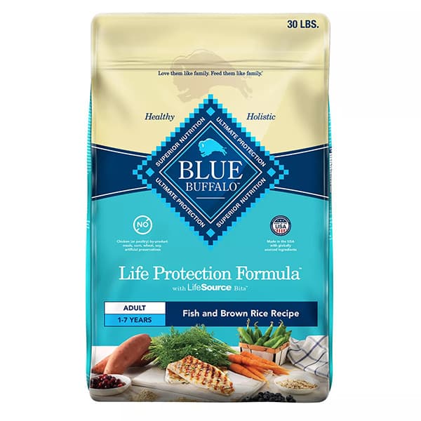 Blue Buffalo Life Protection Formula Natural Dog Food, Fish & Brown Rice 30-lb 2