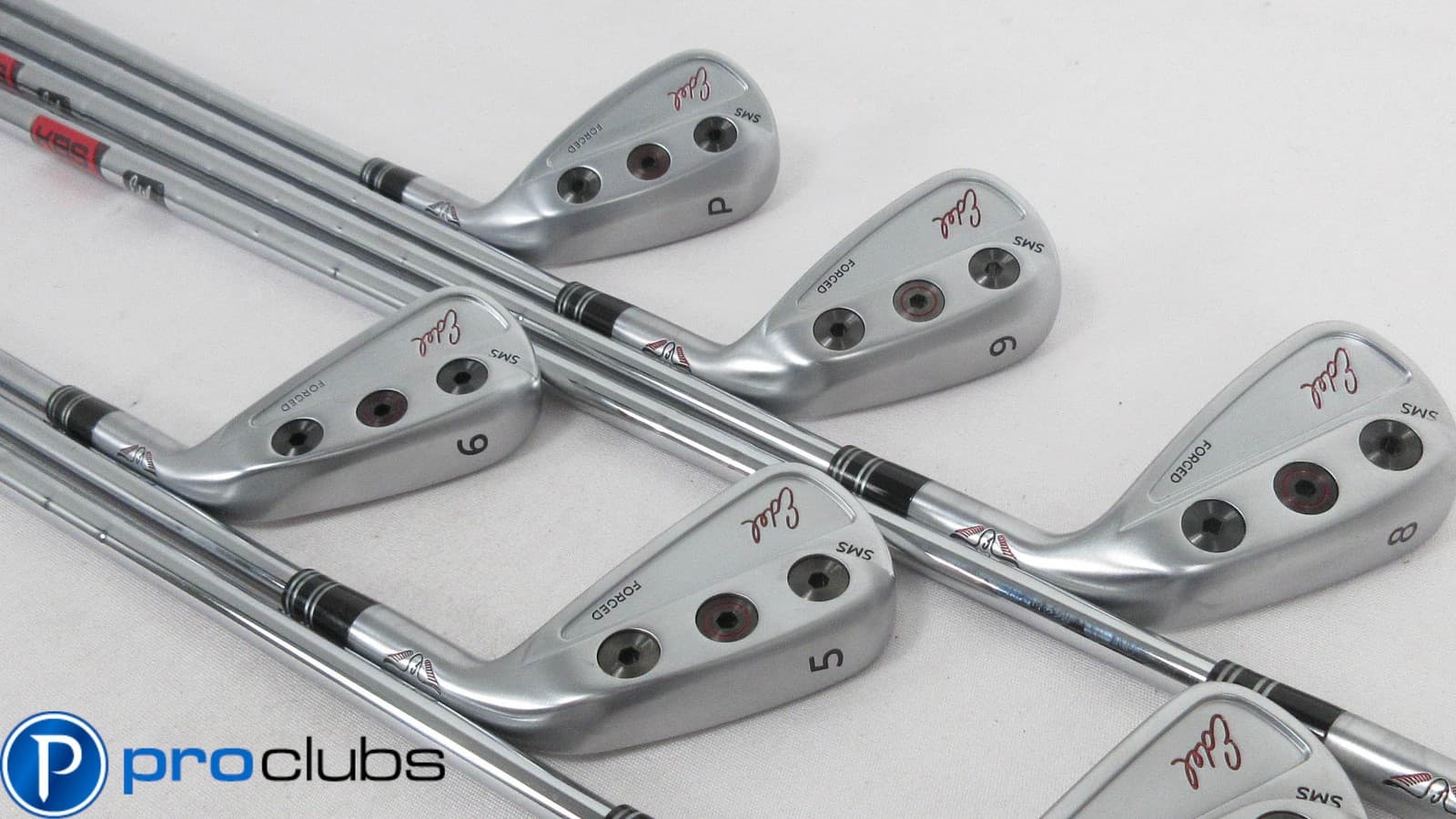 Mint! EDEL SMS FORGED IRONS 4-PW STEEL KBS TOUR 130 X-FLEX -IN BOX- #397443 3