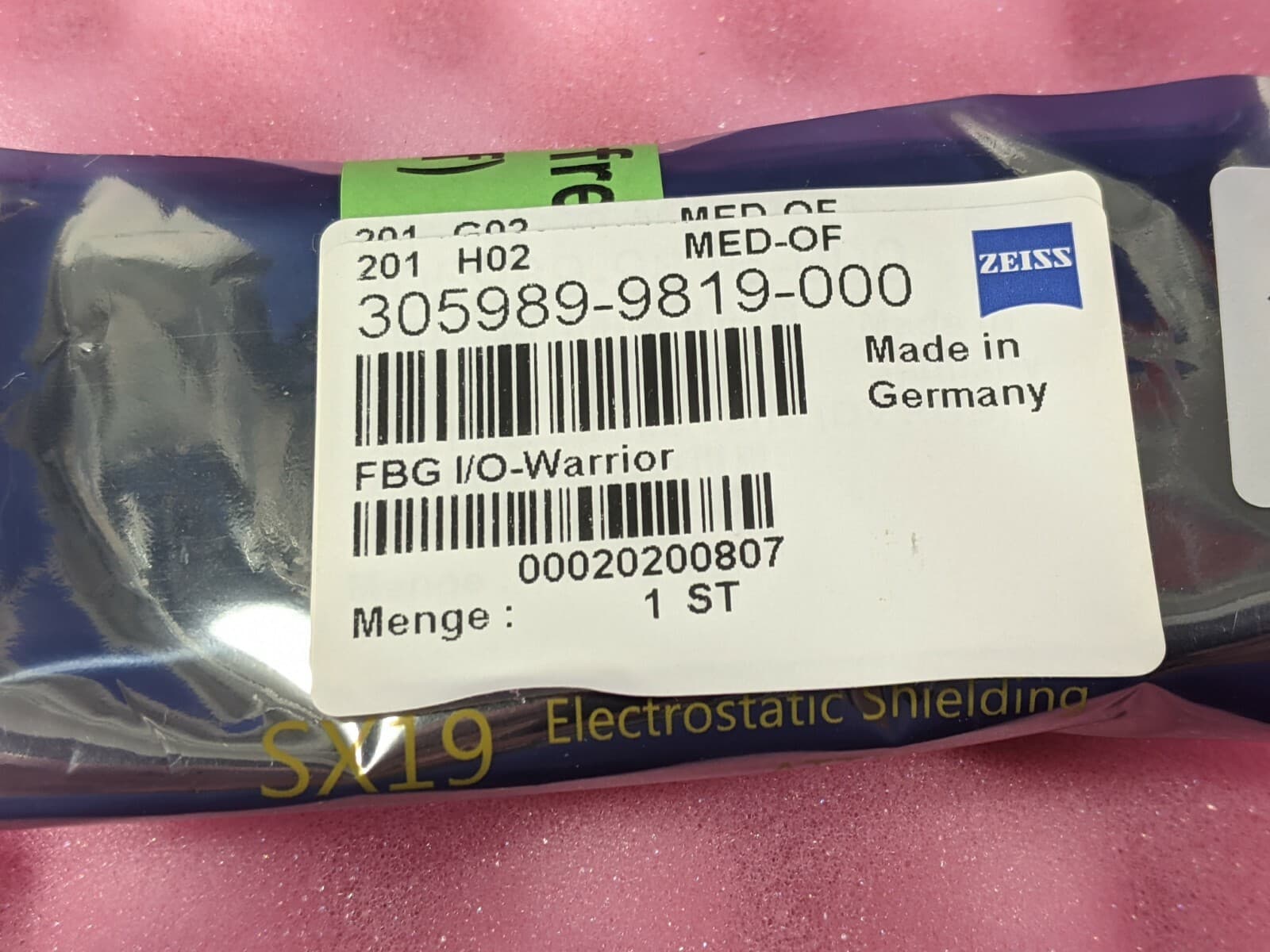 Carl Zeiss Meditec  FBG I/O warrior PCB 305989-9819-000 Made in Germany  4