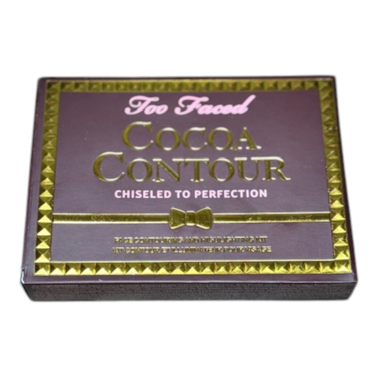 NIB Too Faced Cocoa Contour Highlight Palette Kabuki Brush free ship 3