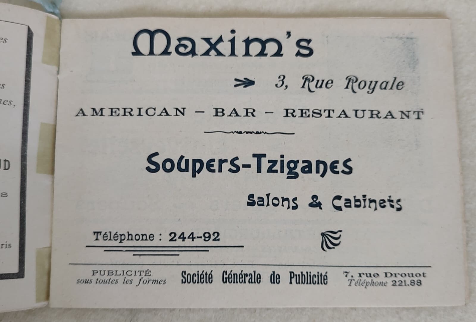 1900 Folies Bergère Program Program - Paris France 4