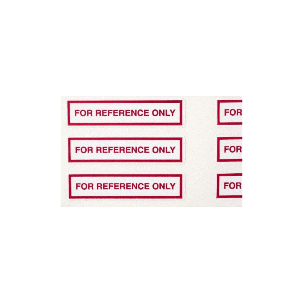 SPI 14-109-3 Removable Adhesive FOR REFERENCE ONLY Labels: 2" x 1/2" (160 Count) 3