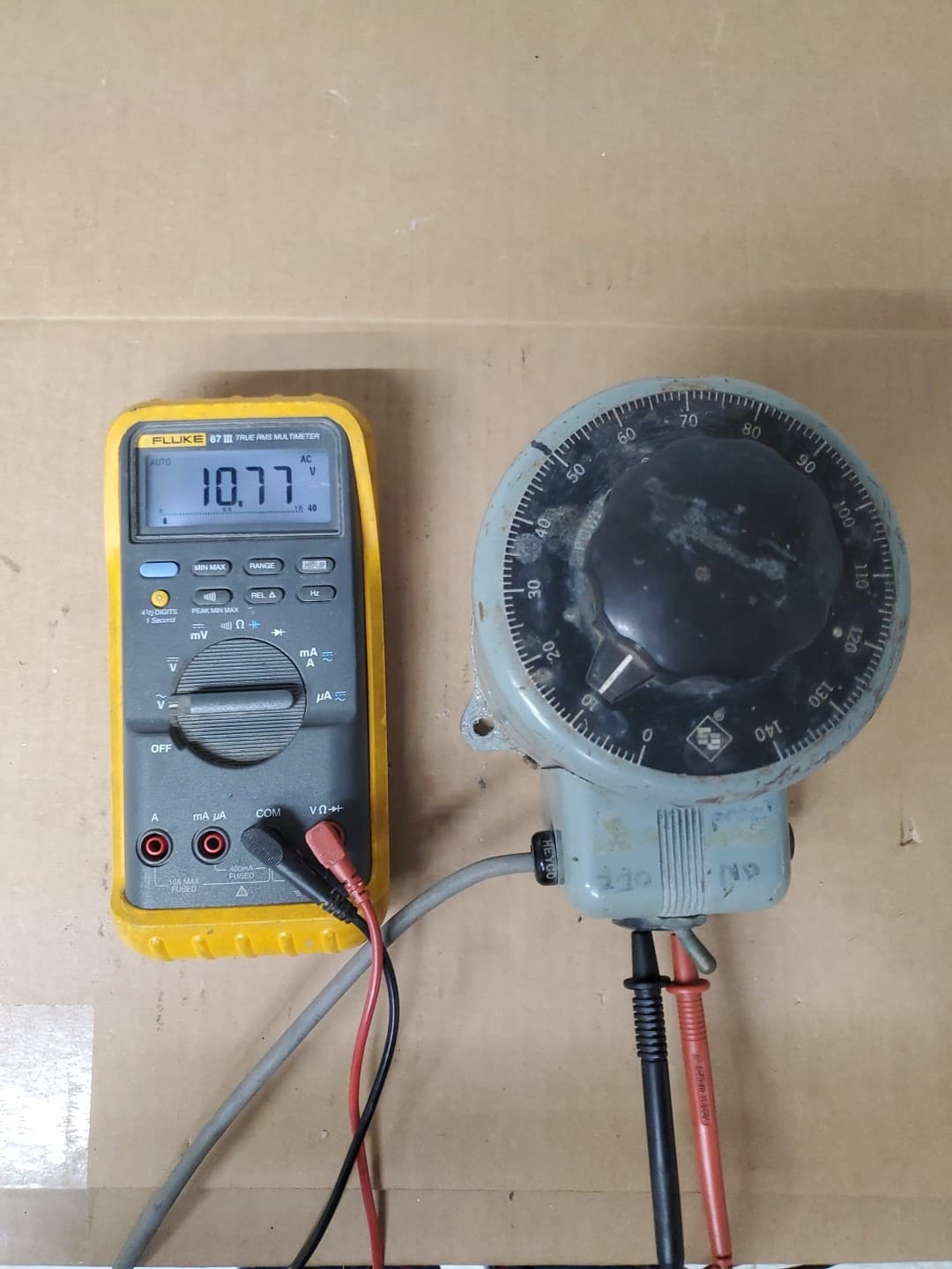 Powerstat Model 116 Variable Autotransformer Variac 0-140 V 9 Amp - WORKS 6