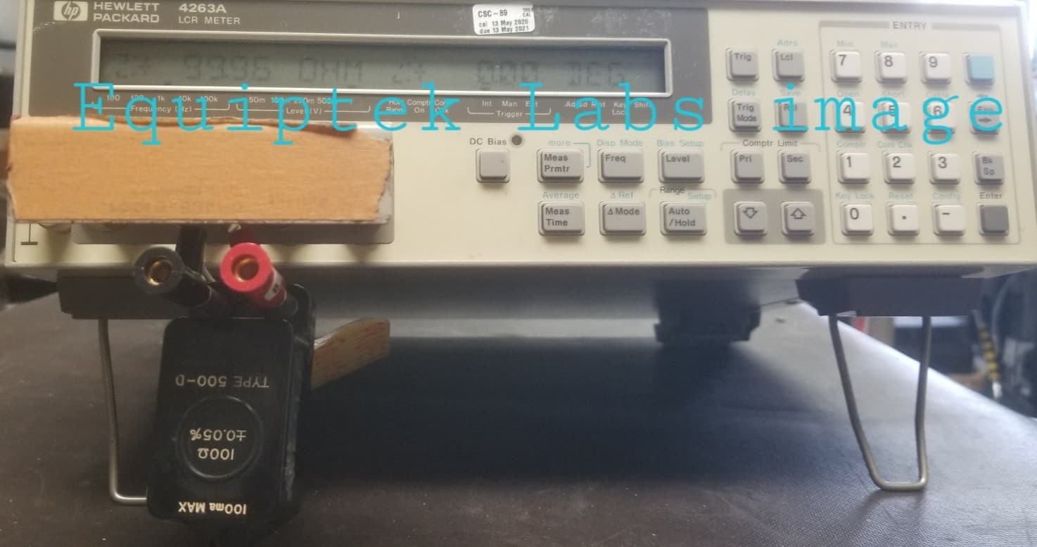 HP 4263A LCR Meter Option 001 FULLY TESTED! 100kHz maxtest freq. GPIB interface