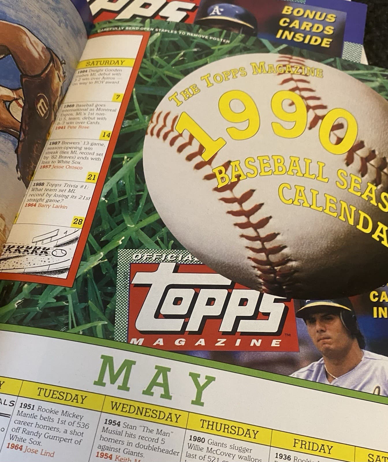 TOPPS MAGAZINES PREMIER WINTER 1990/SPRING 1990/WINTER 1991- ALL +BASEBALL CARDS 4