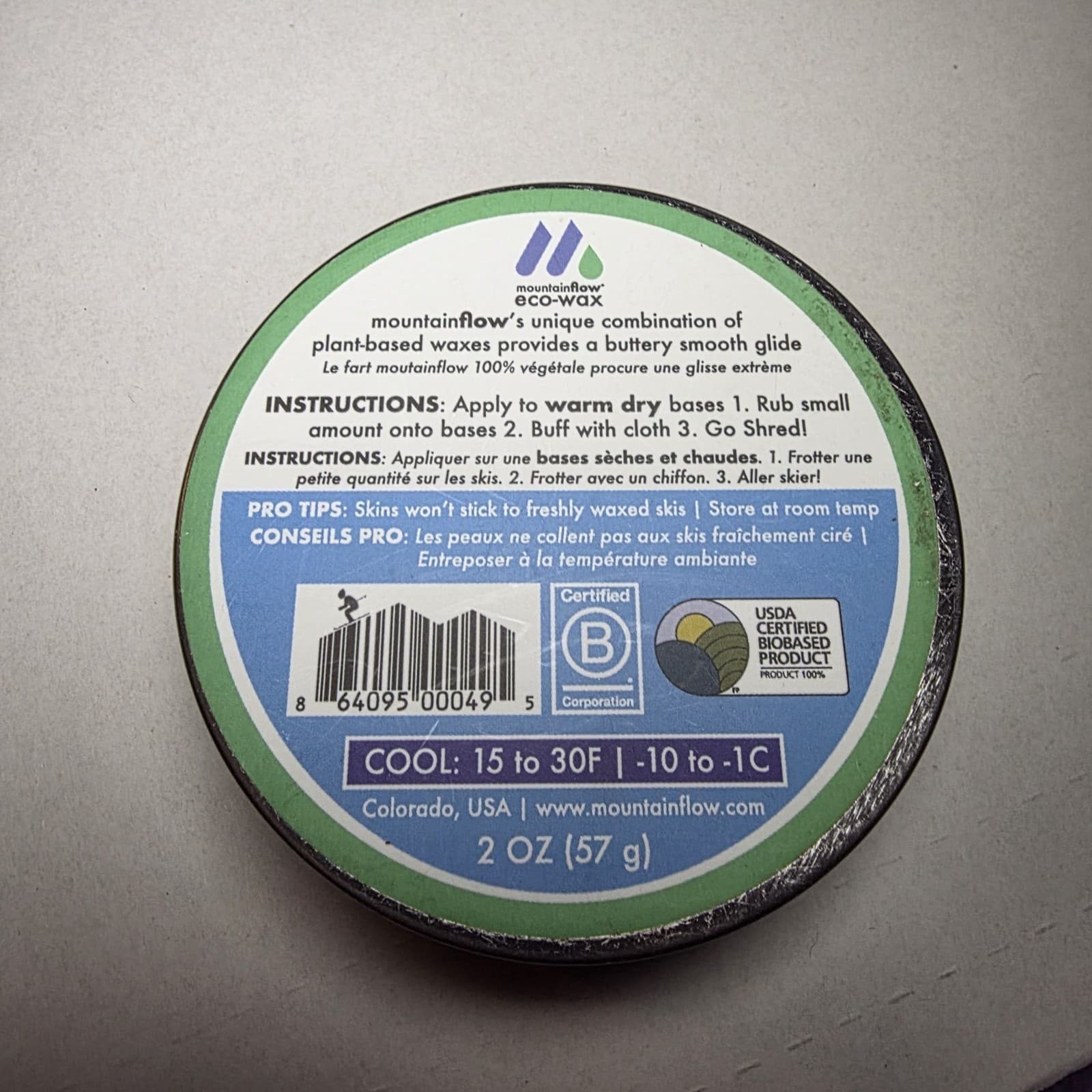 MountainFLOW eco-wax - Cool 2