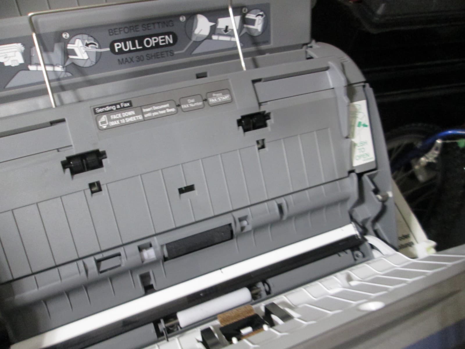 Panasonic KX-FP145 Fax Copier Caller ID Answering Machine.  Tested Works Good 6