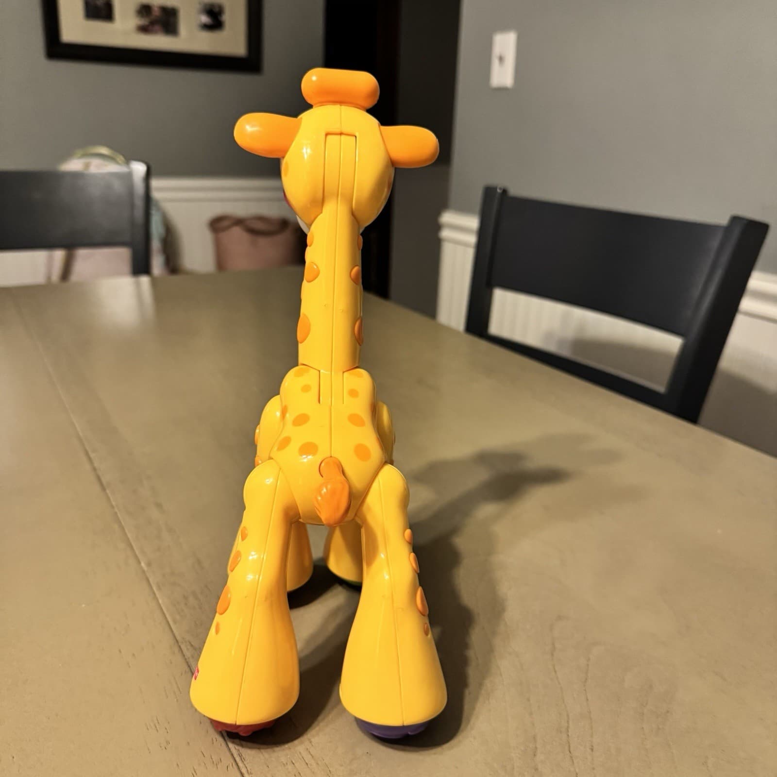 Fisher Price Amazing Giraffe Click & Clack Animal Noise Maker Toy Textured 5