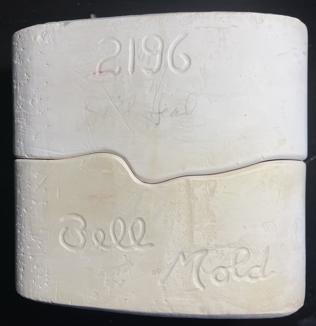 Vintage Bell Ceramic Slip Casting Mold Doll Head 2196 6