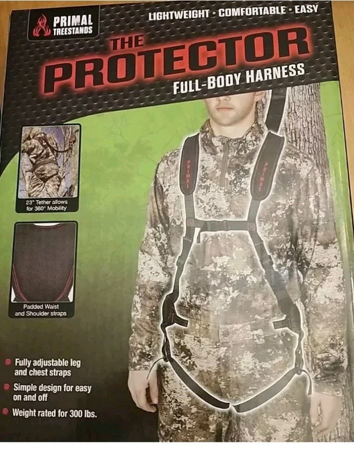 Fall Protection Safety Tree Climbing Harness Full Body Work Rescue Rock Etc NIB 3