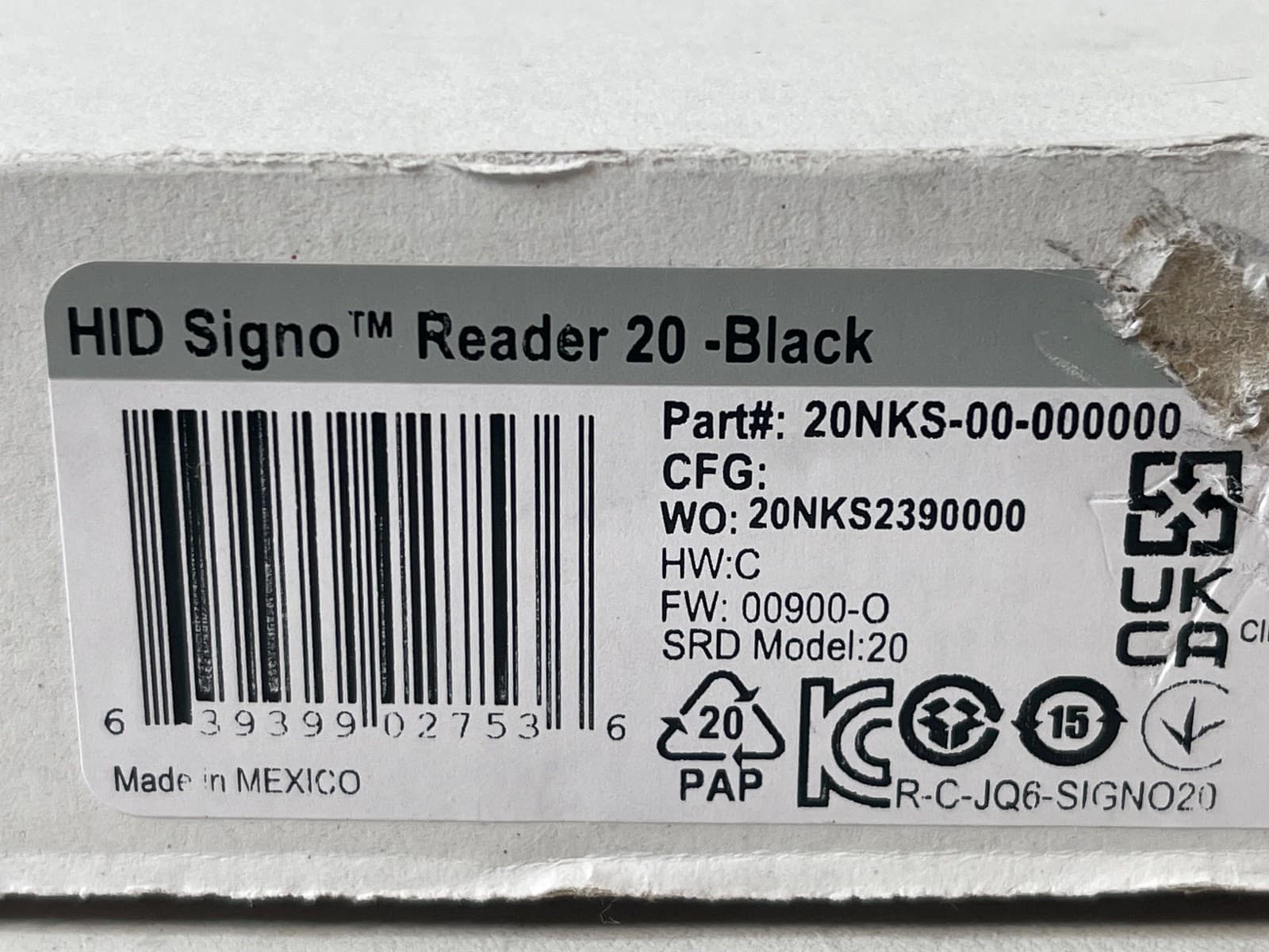 HID Signo 20 20NKS-00-000000 Smart Card Reader **BRANDED** 4