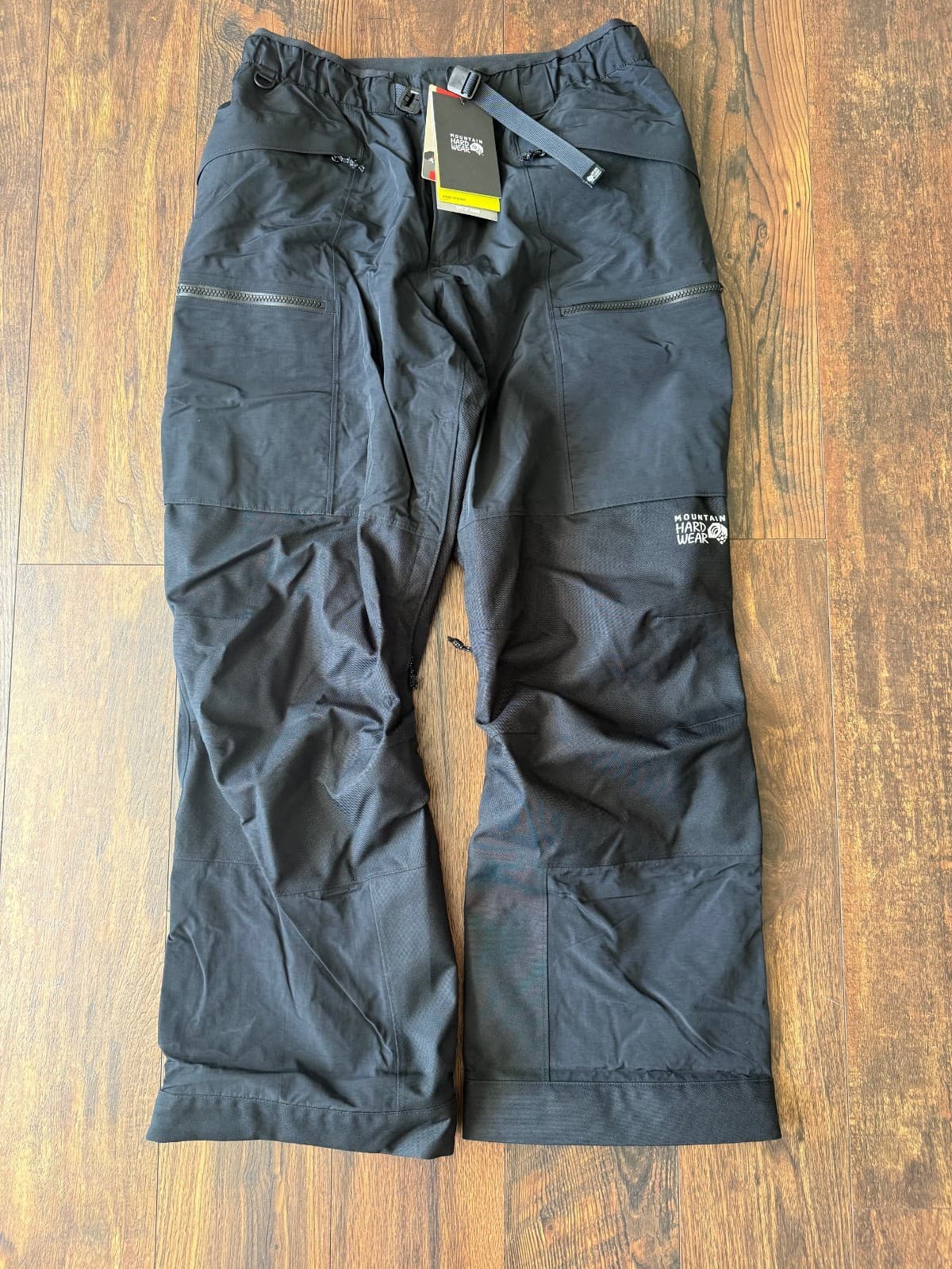 NEW Mountain Hardwear Men's First Tracks Pants Black Size XLarge