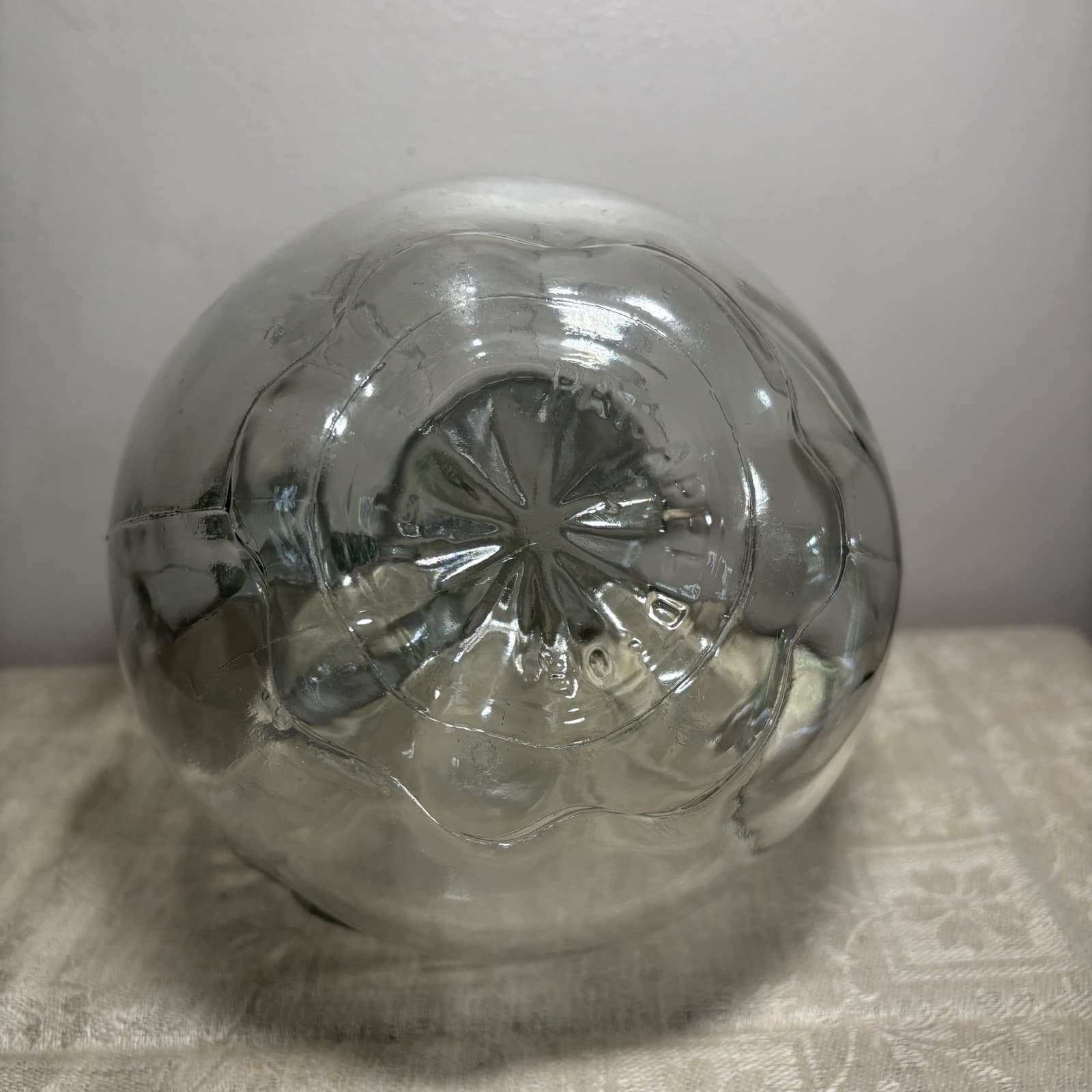 Vtg White House Apple Cider Vinegar Jug 1/2 Gallon Glass Bottle Jar 6