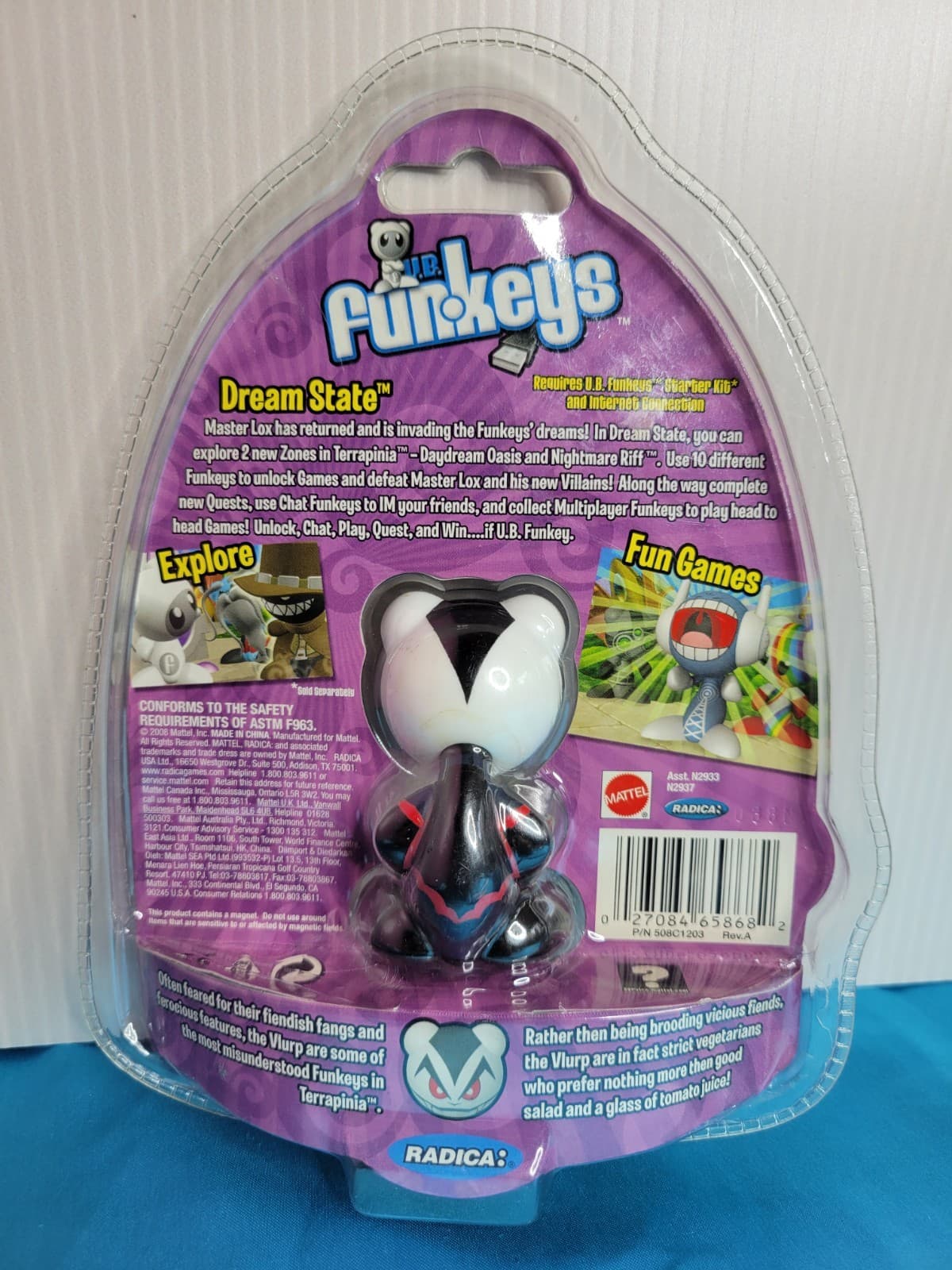 UB Funkeys Lot Of 2 Vlurp Ptep Factory Sealed Dream State Radica 6