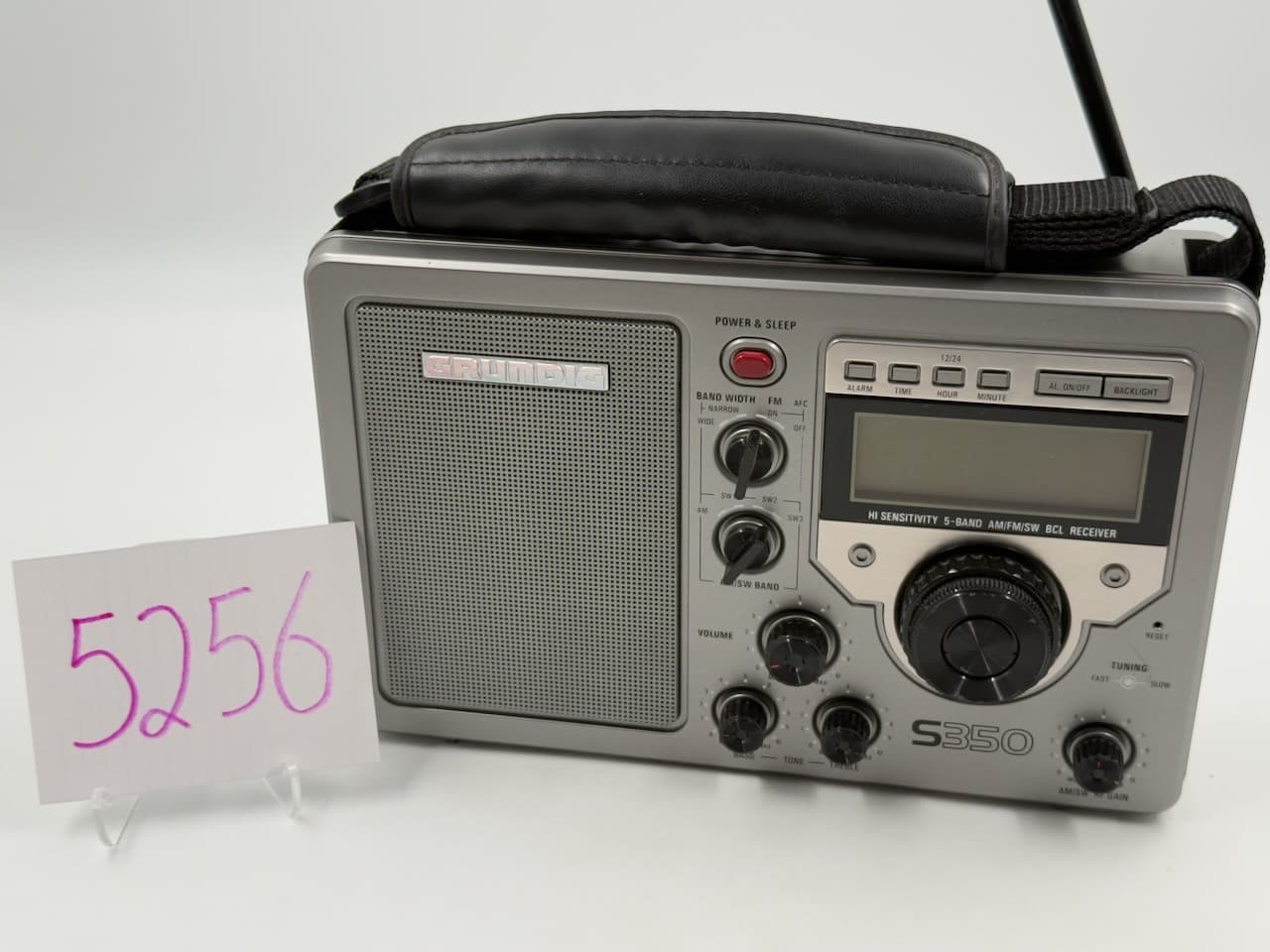 Grundig S350 5 Band AM/FM/SW BCL Receiver (No Power Brick) Tested Works