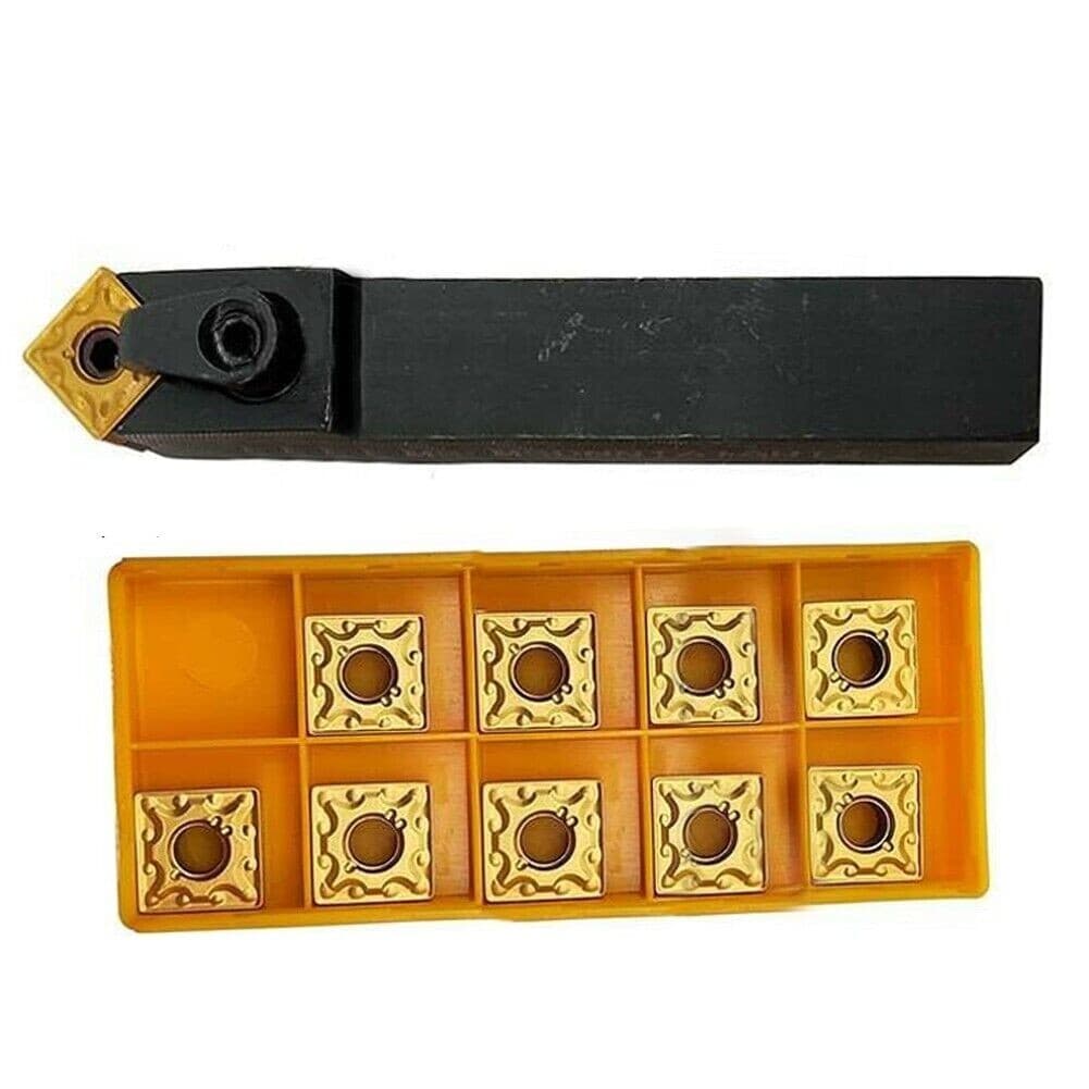 45° Holder + SNMG432 SNMG120408 Carbide Inserts MSDNN1616H12 Lathe Turning Tool 3